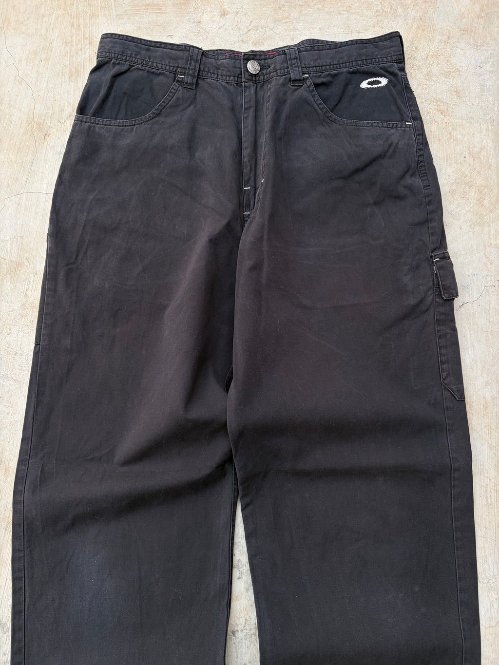 Vintage 00s Oakley Black Carpenter Work Pants 32