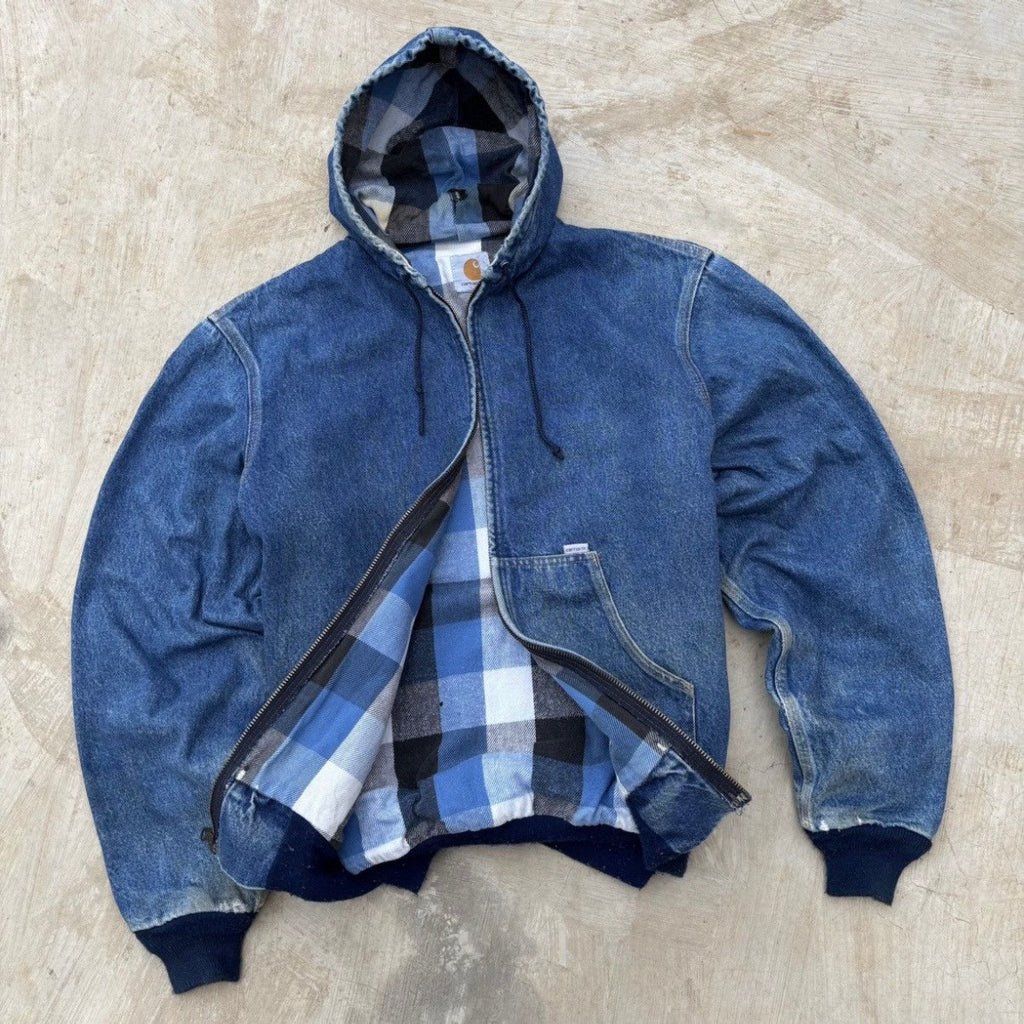 Vintage 90s Carhartt Flannel Lined Active Jacket L/XL