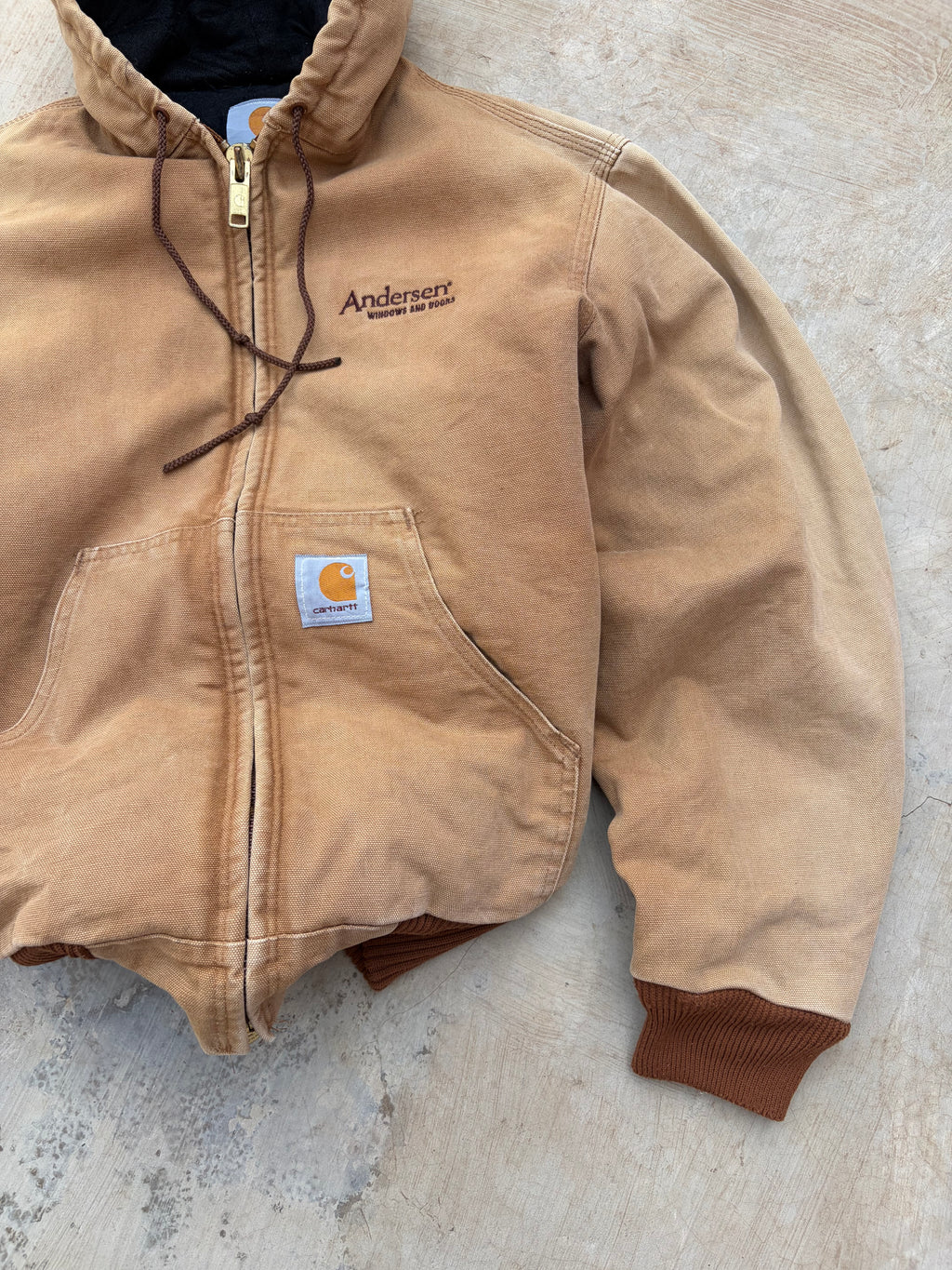 Vintage 00s Carhartt Active Jacket J04 BRN M