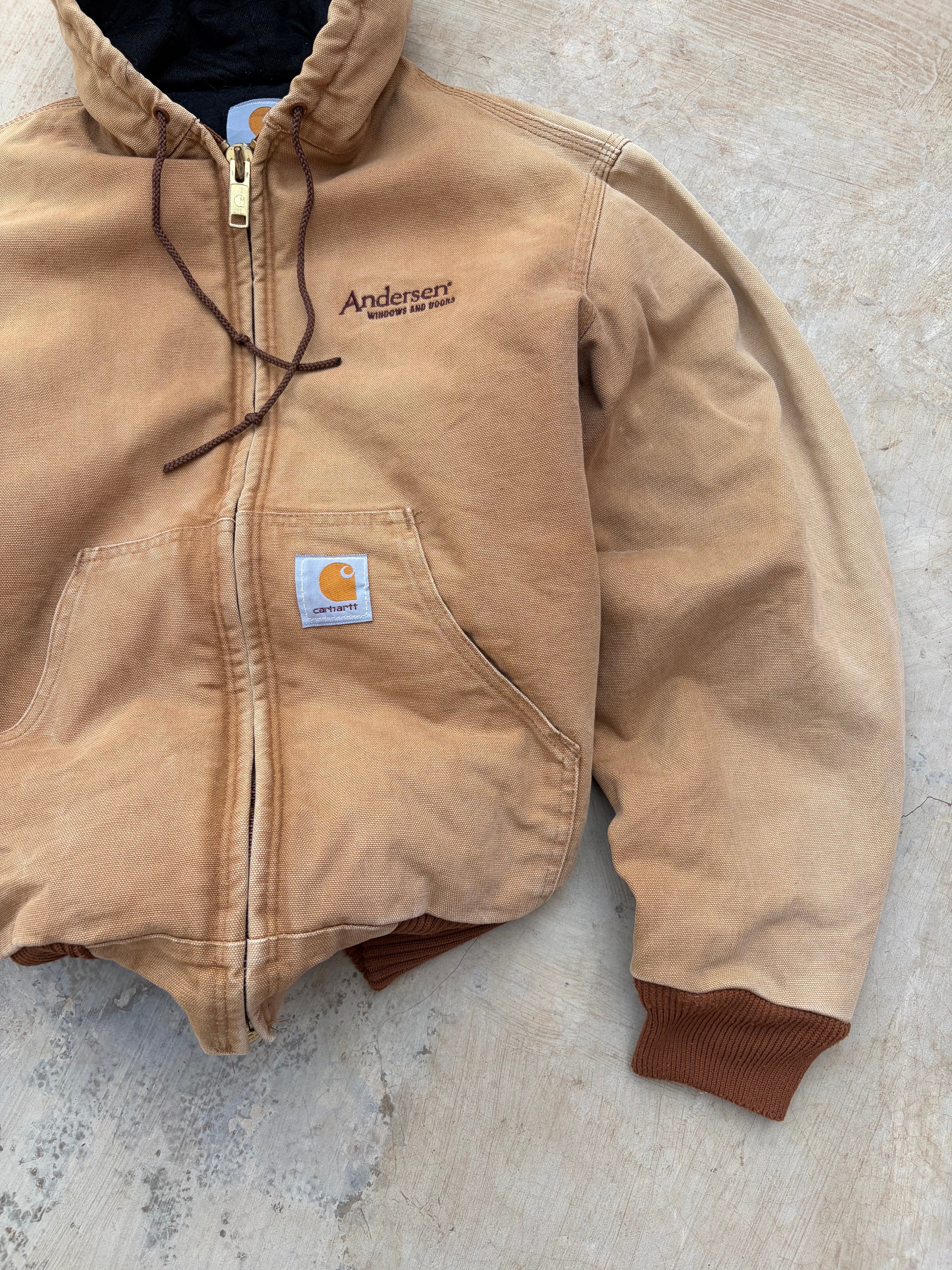 Vintage 00s Carhartt Active Jacket J04 BRN M