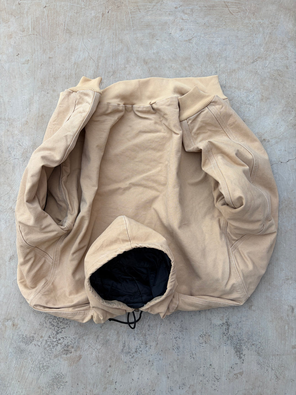 Vintage 90s Carhartt J06 WET Active Jacket Tan 1998 Rare XL