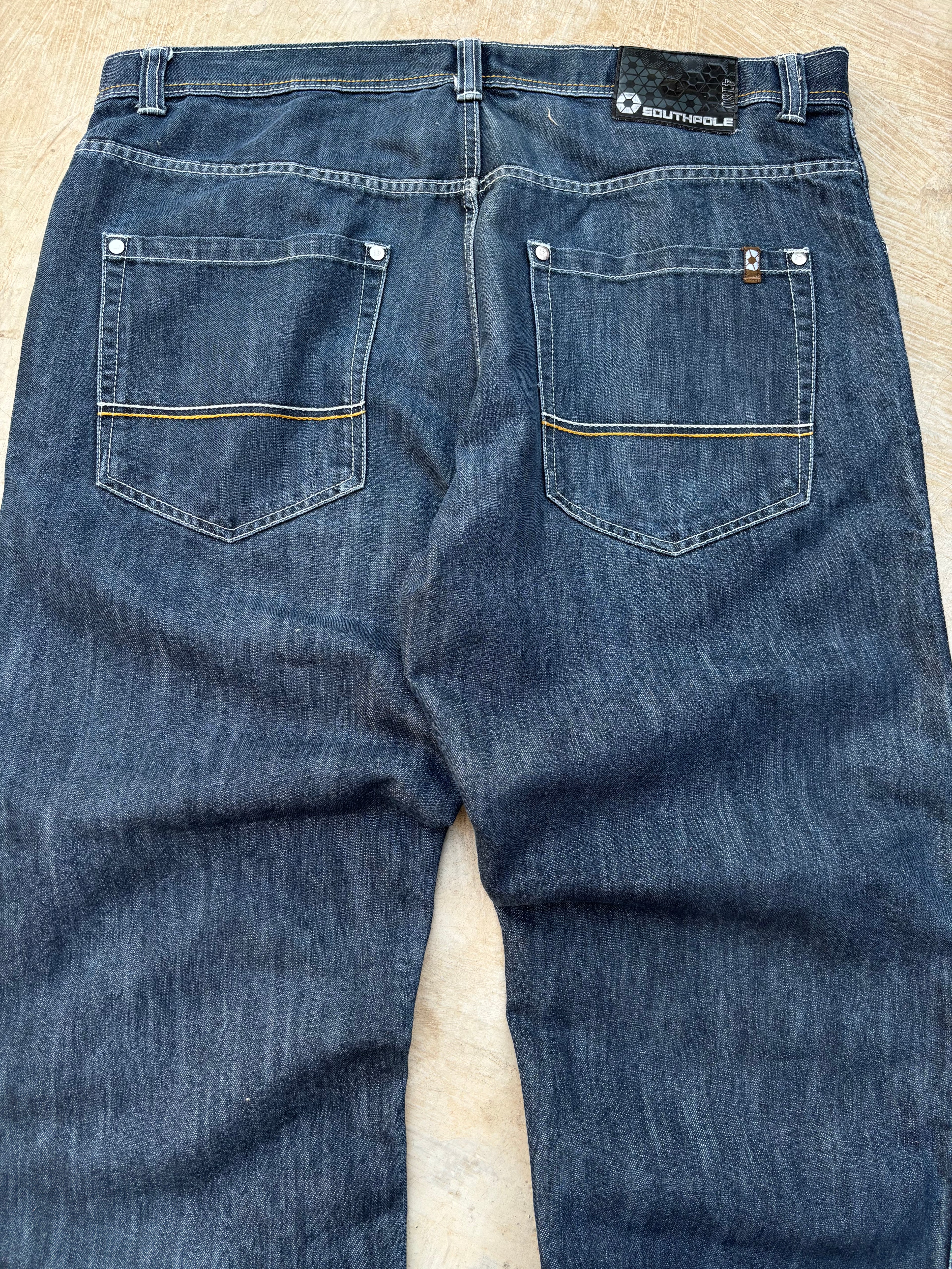Vintage 90s South Pole Y2K Brown Tabs 42