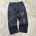 Vintage 00s Carhartt Double Knee Pant B01 BLK 38