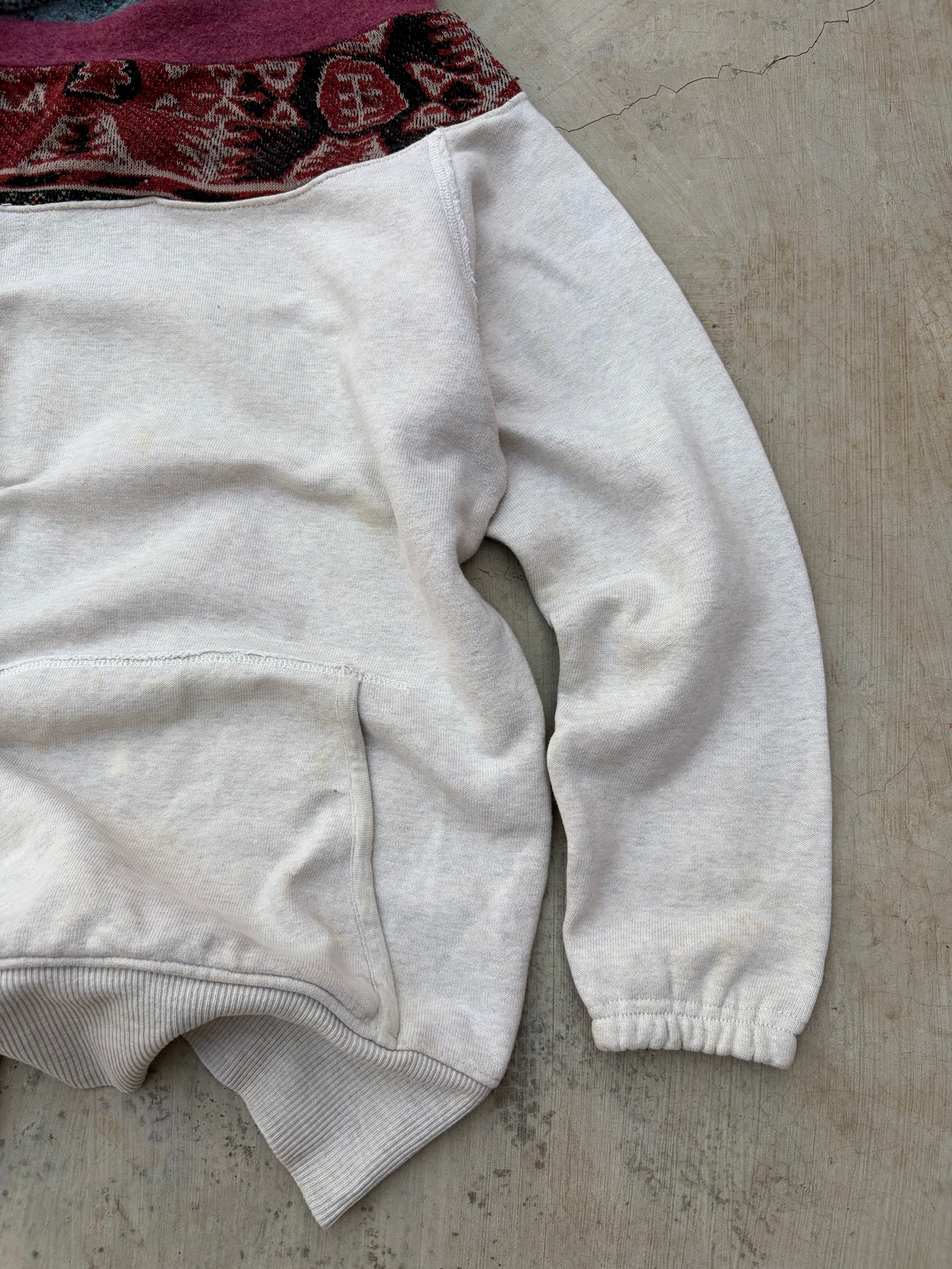 Vintage 00s Kapital Native Navajo Blanket Fleece Hoodie XS