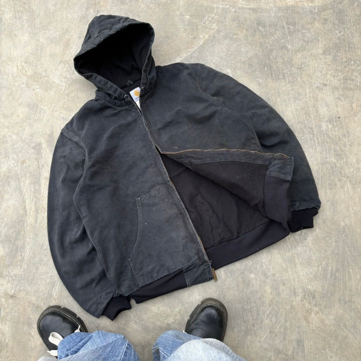 Vintage 00s Carhartt Active Jacket BLK L