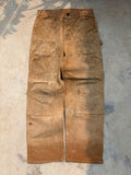 Vintage Stained & Faded Carhartt Double Knee 32