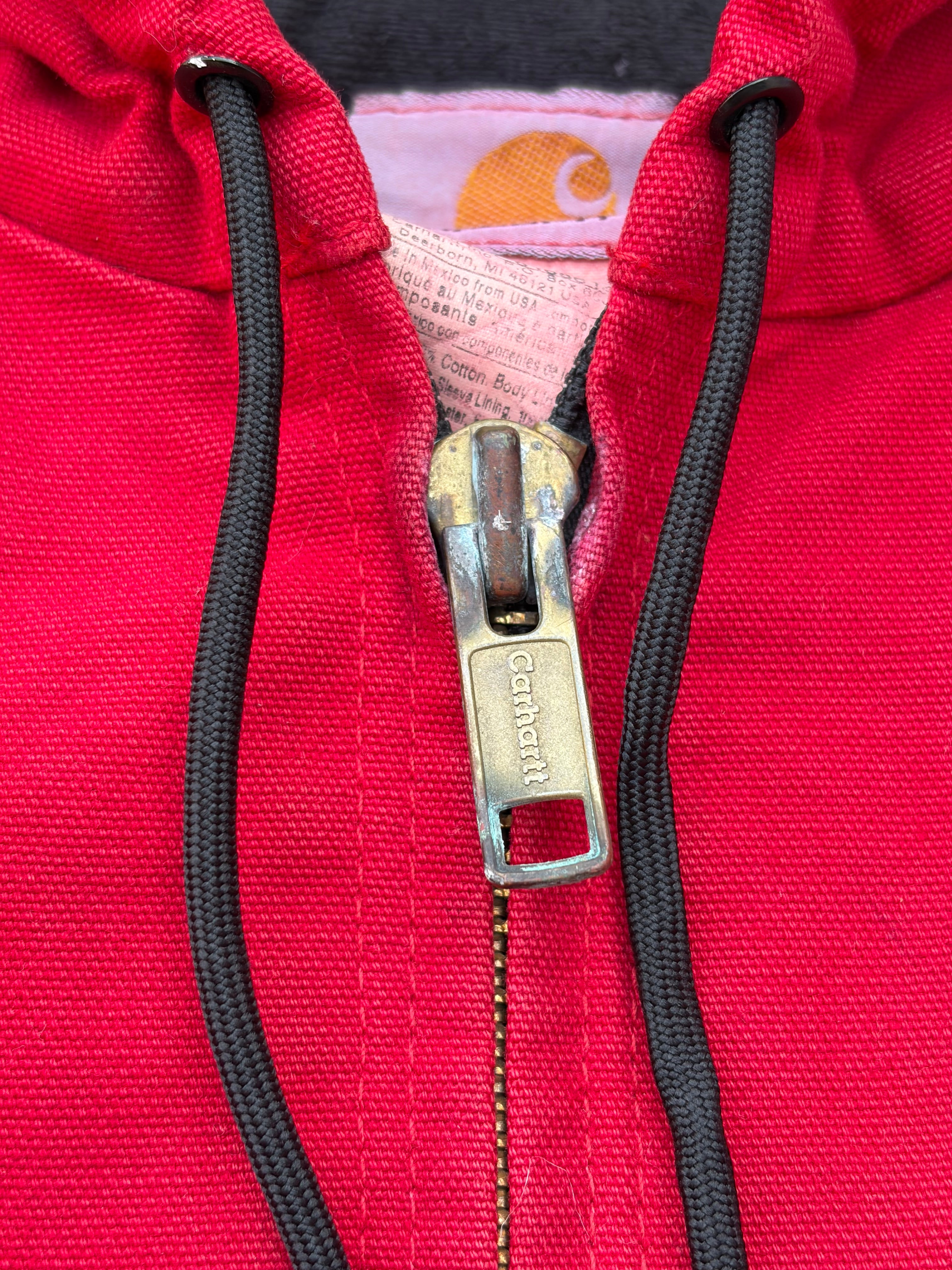 Vintage 00s Carhartt Active Jacket J140 RED L