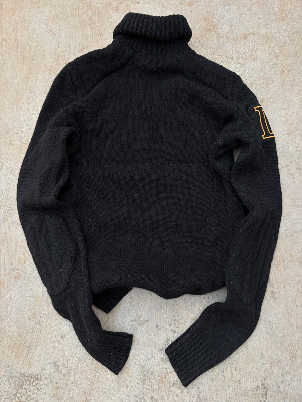 Vintage 00s Polo Ralph Lauren Equestrian Stampede Turtleneck Sweater M