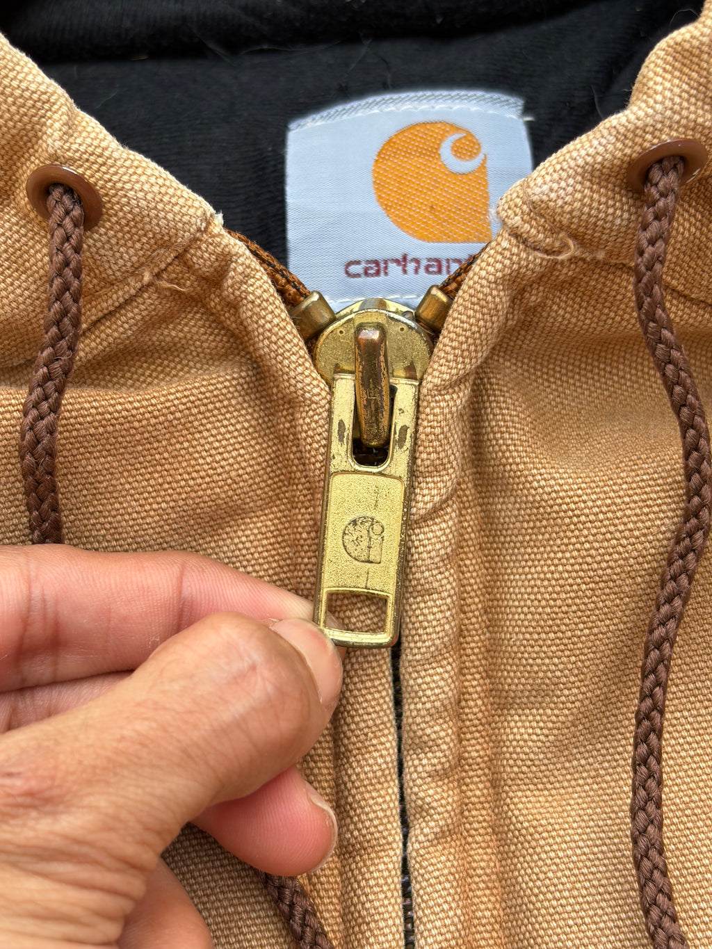 Vintage 00s Carhartt Active Jacket J04 BRN M