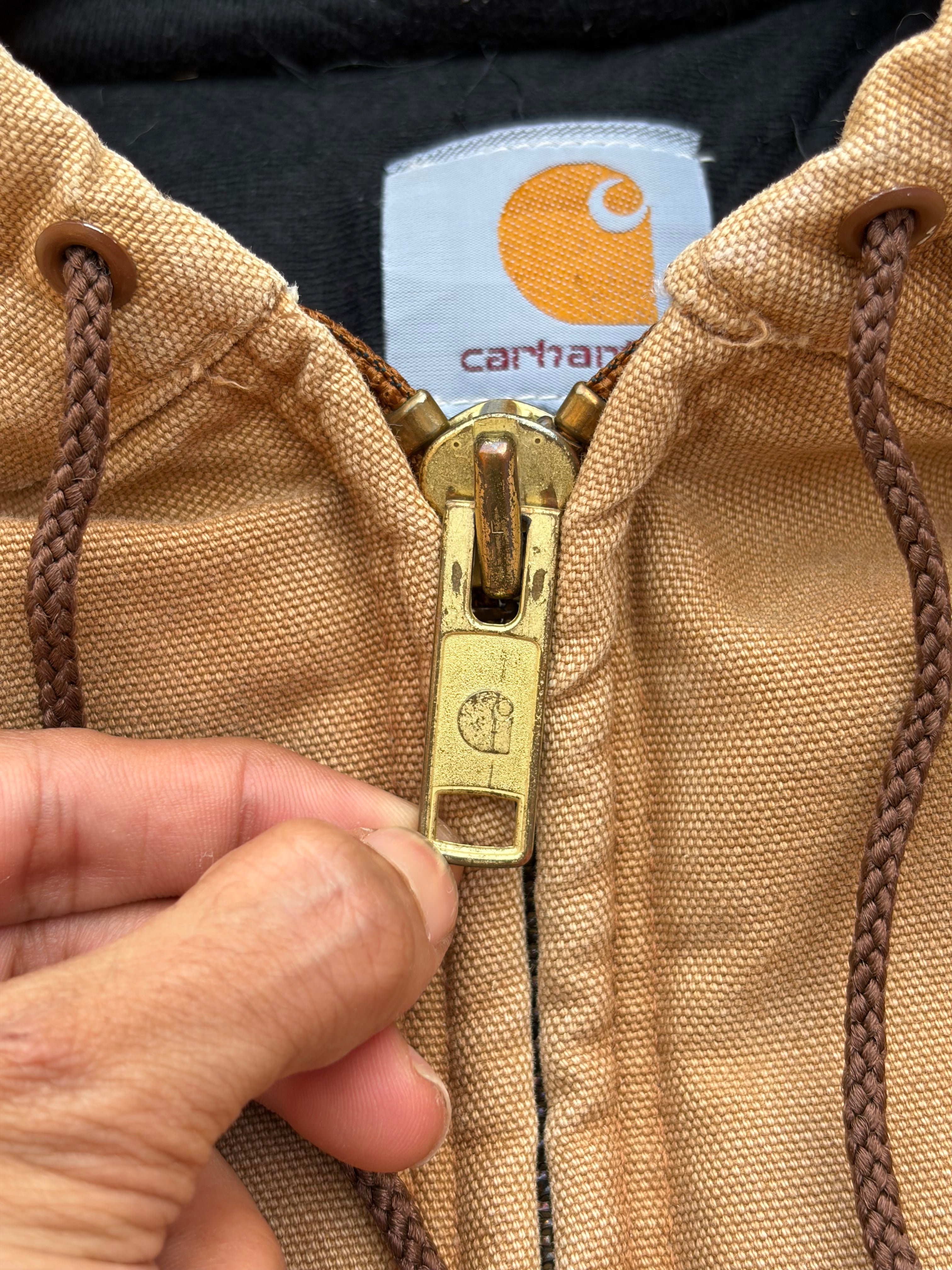 Vintage 00s Carhartt Active Jacket J04 BRN M
