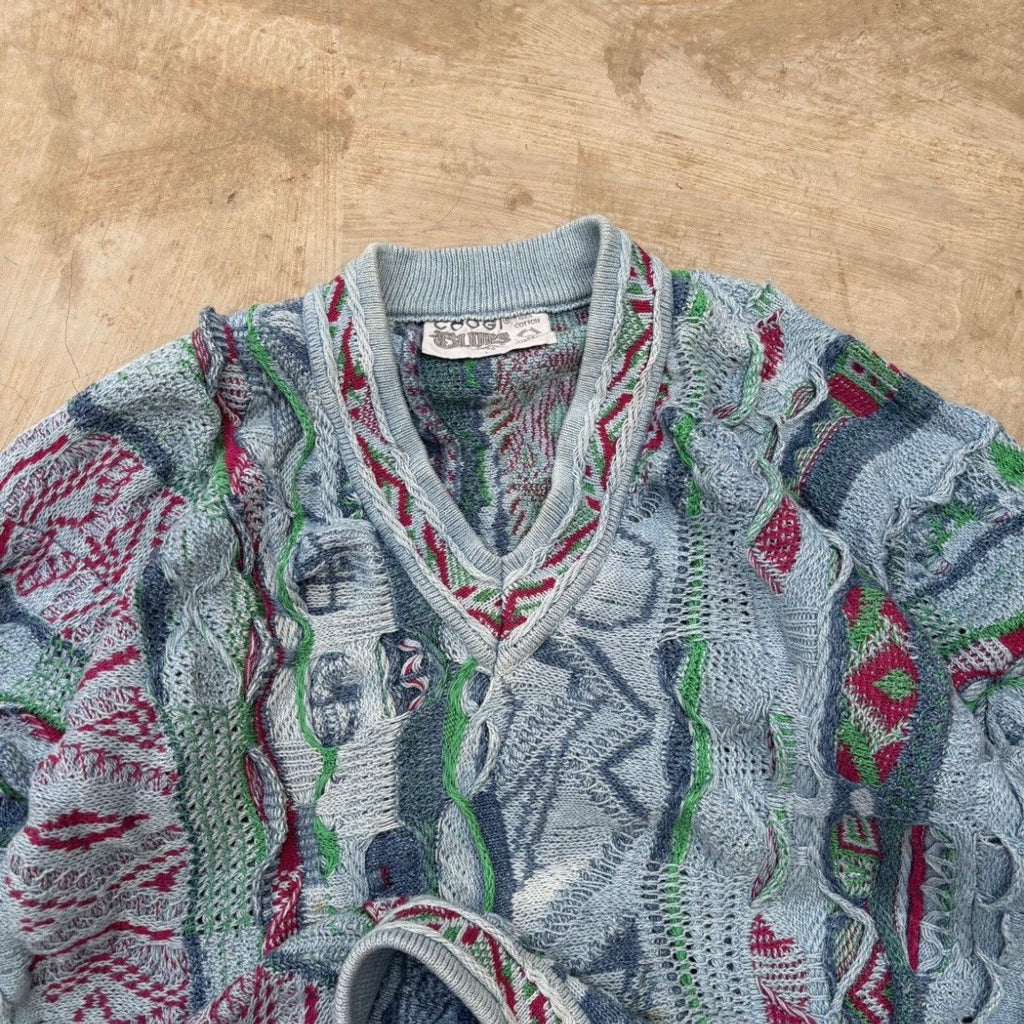 Vintage 90s Coogi Blues 3D Knitwear L/XL