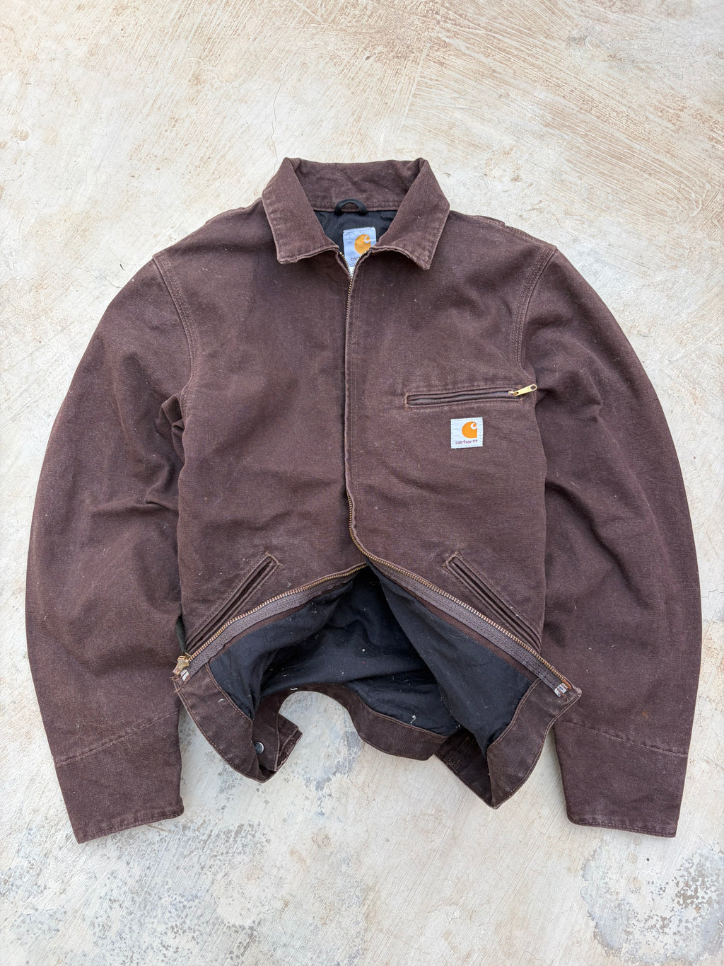 Vintage Carhartt Detroit Jacket EJ196 DKB S