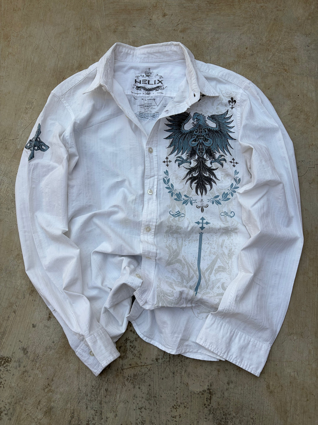 Vintage Helix Y2K "Redemption" Shirt L