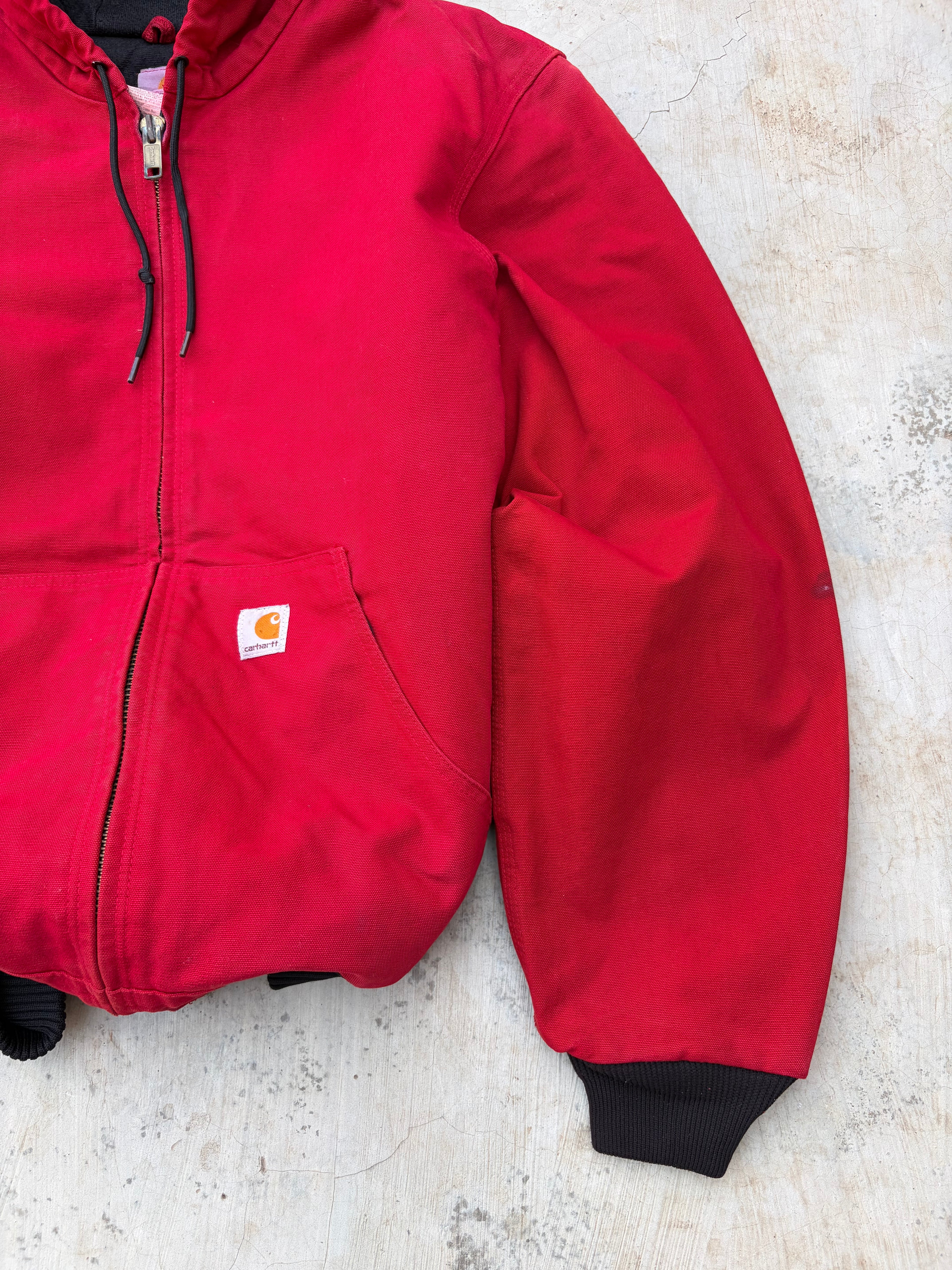Vintage 00s Carhartt Active Jacket J140 RED L