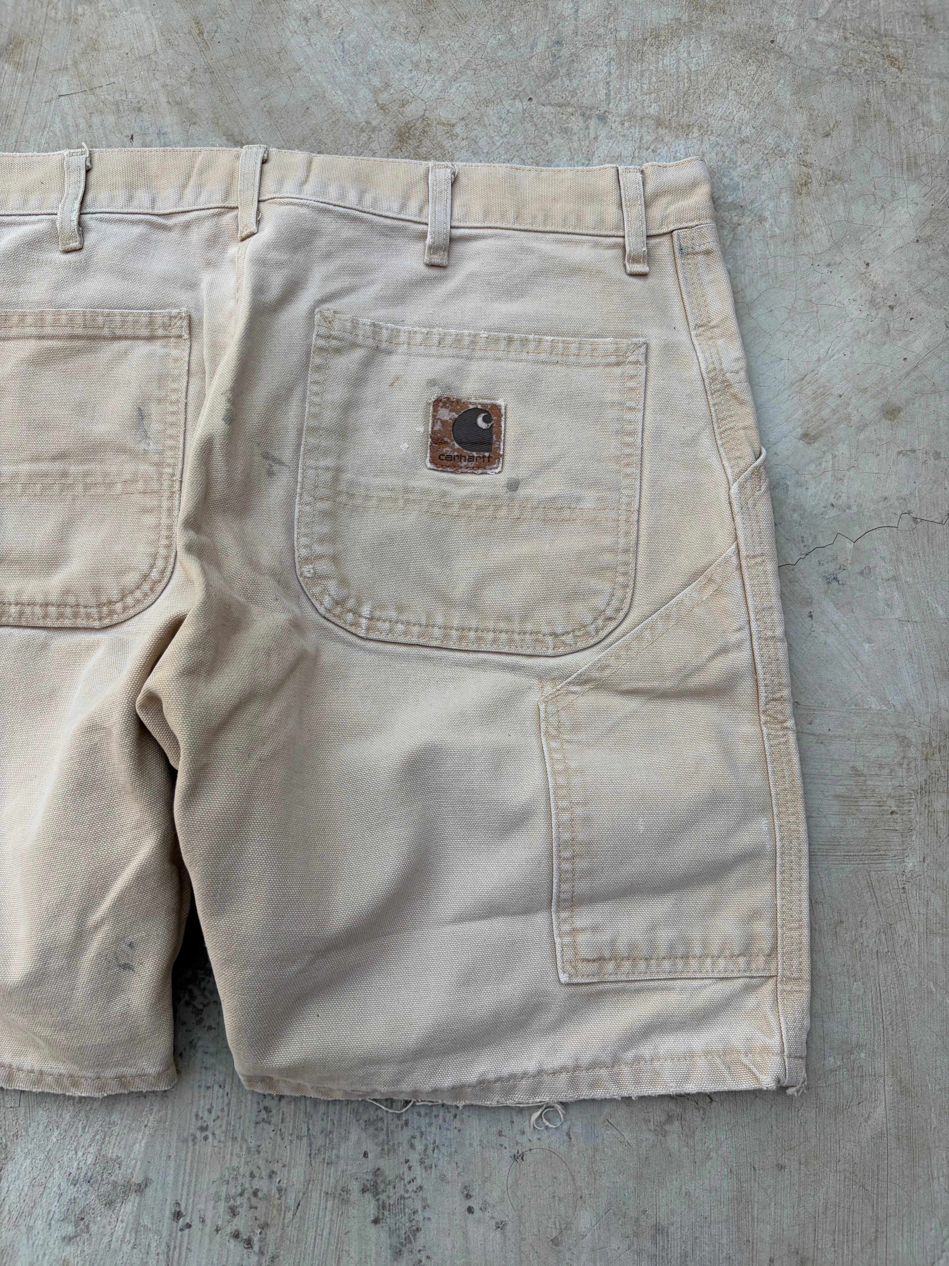 Vintage 00s Carhartt Jorts Big Logo 36