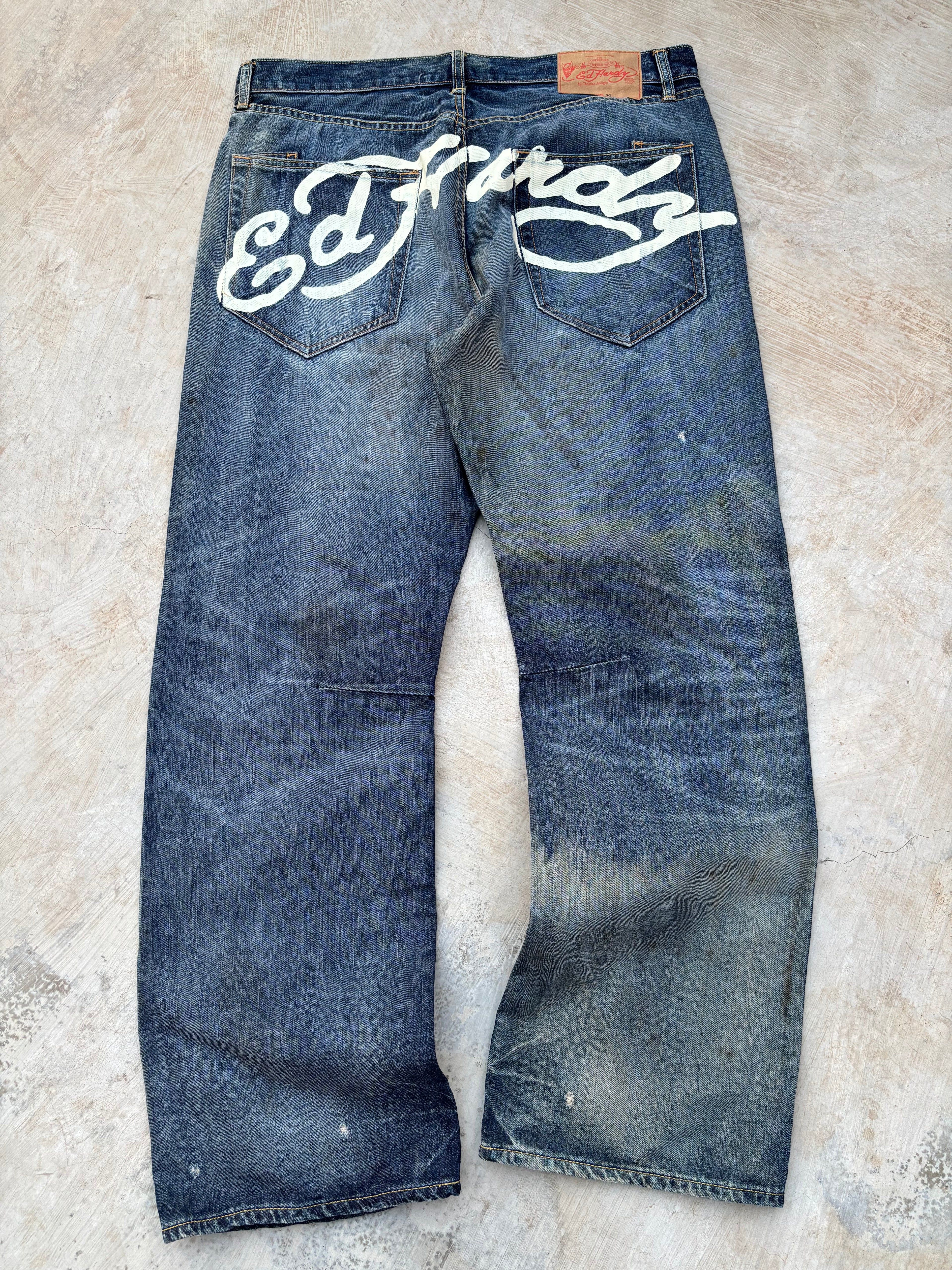 Vintage 00s Edhardy Y2K Spellout Pant 40