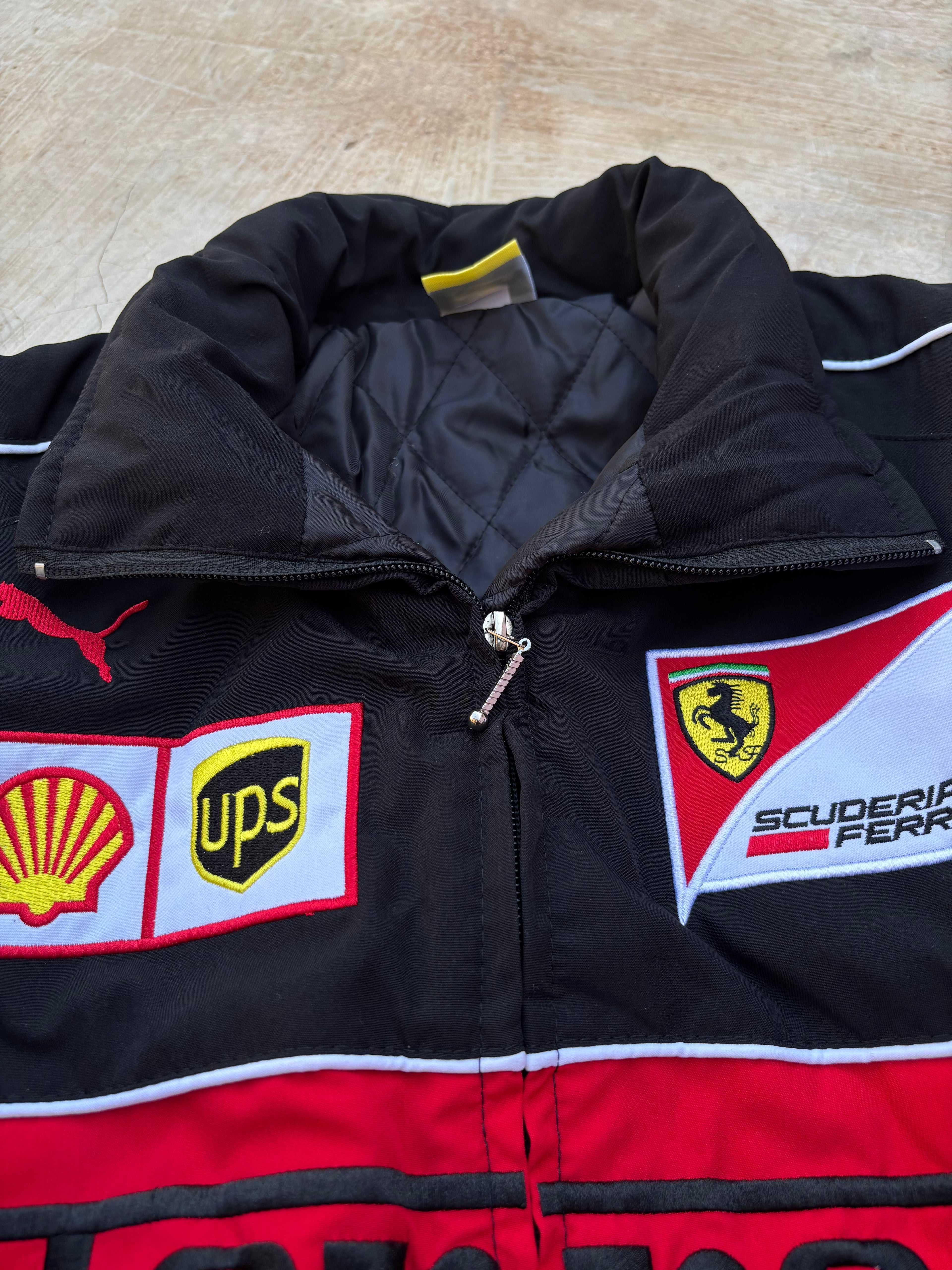 Vintage Ferrari Racing Style Jacket M