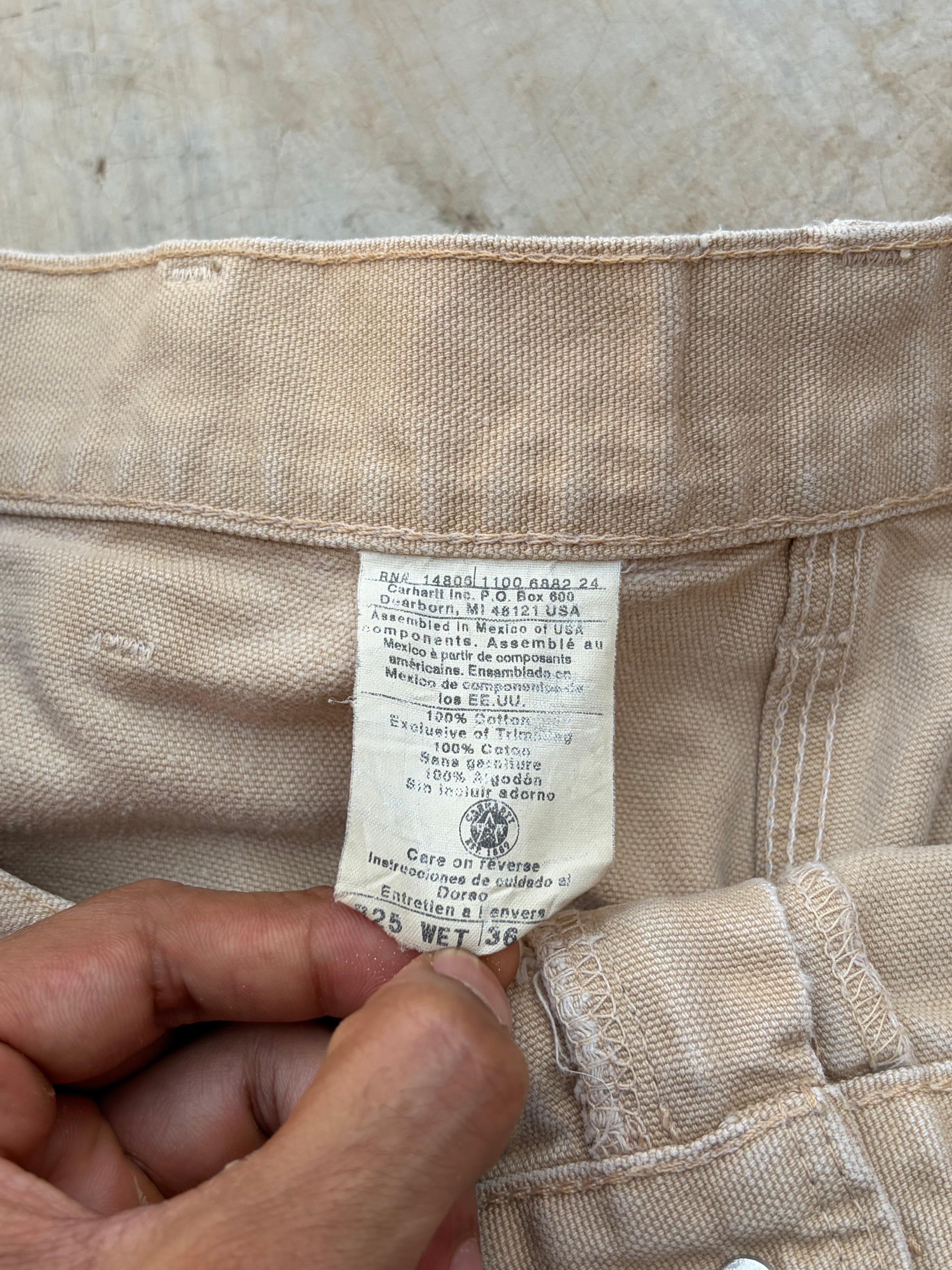 Vintage 00s Carhartt Jorts Big Logo 36