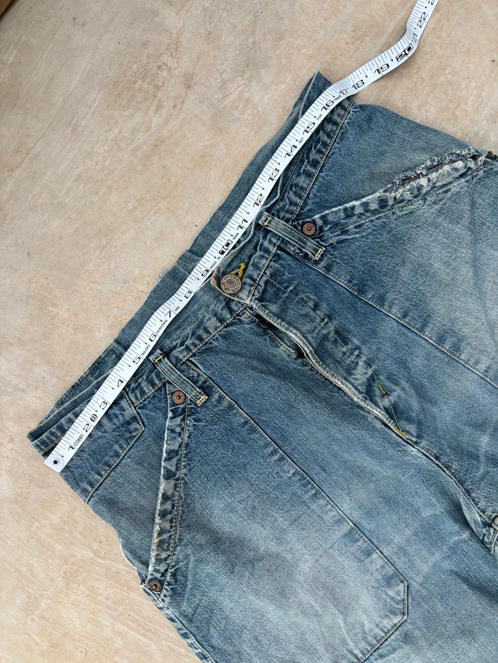 Rare Vintage Levi’s Engineered Jeans – Asymmetric Button Fly Denim 34