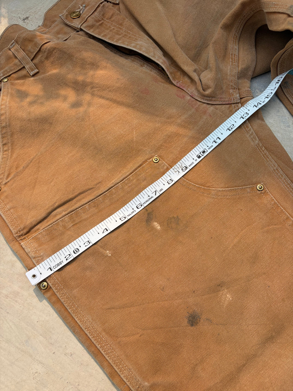 Vintage stained Carhartt Double Knee 36