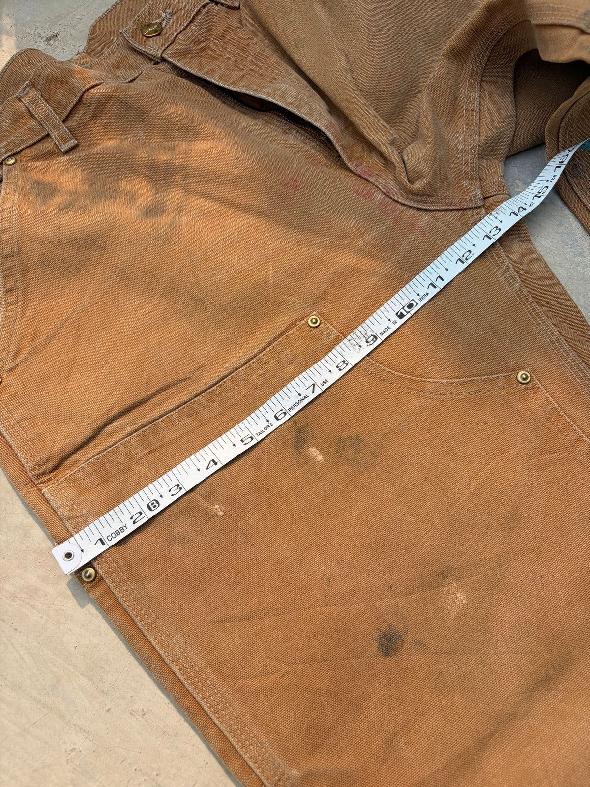 Vintage stained Carhartt Double Knee 36