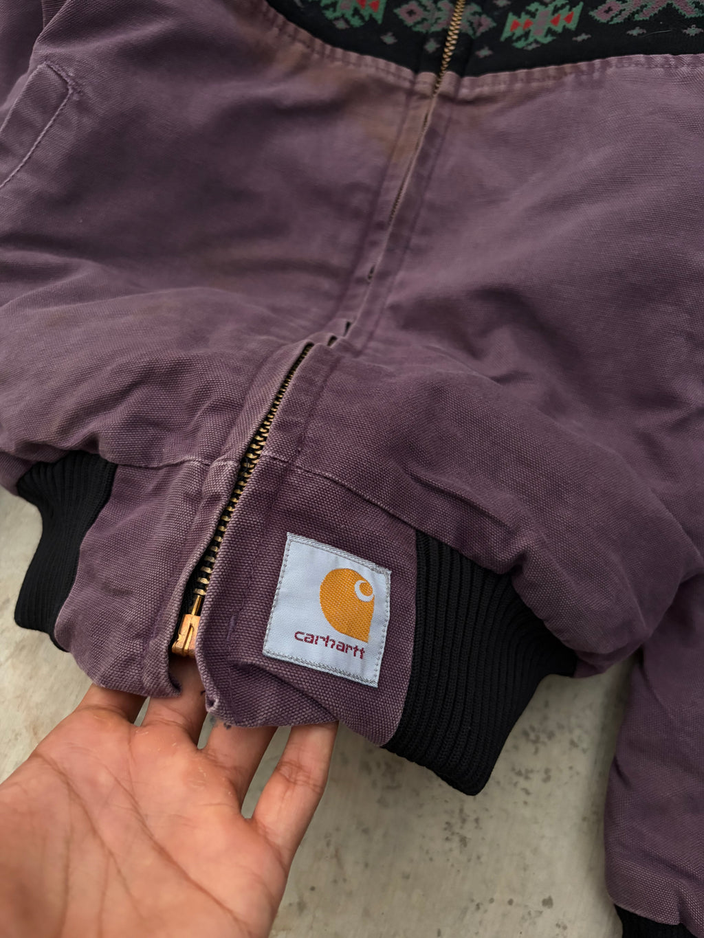 Vintage 1994 Carhartt Santa FE Aztec Jacket L