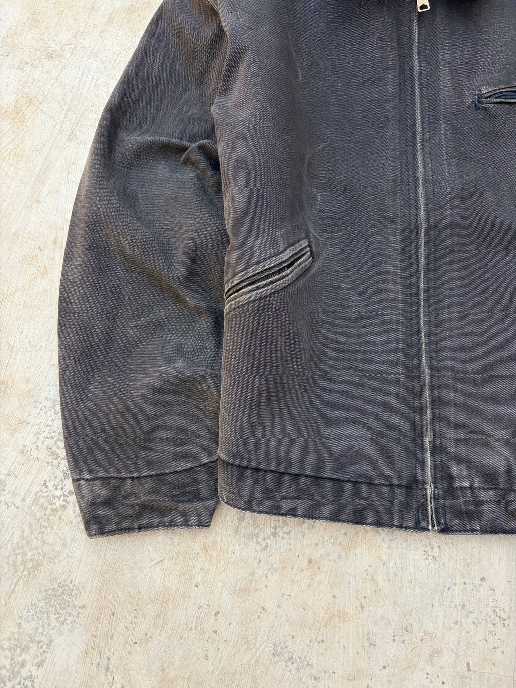 Vintage 00s Carhartt Sunfaded Detroit Jacket J01 BLK L