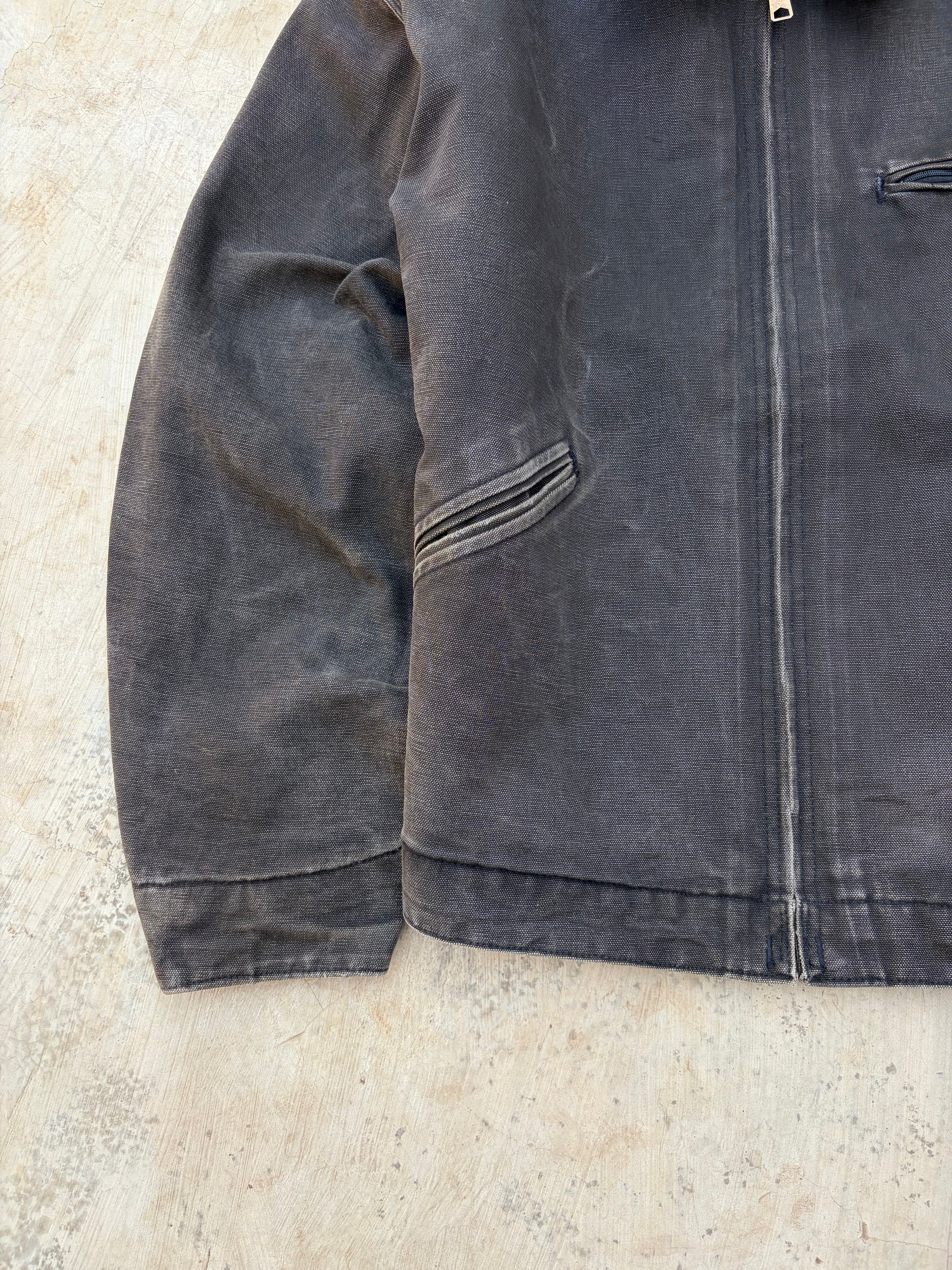 Vintage 00s Carhartt Sunfaded Detroit Jacket J01 BLK L