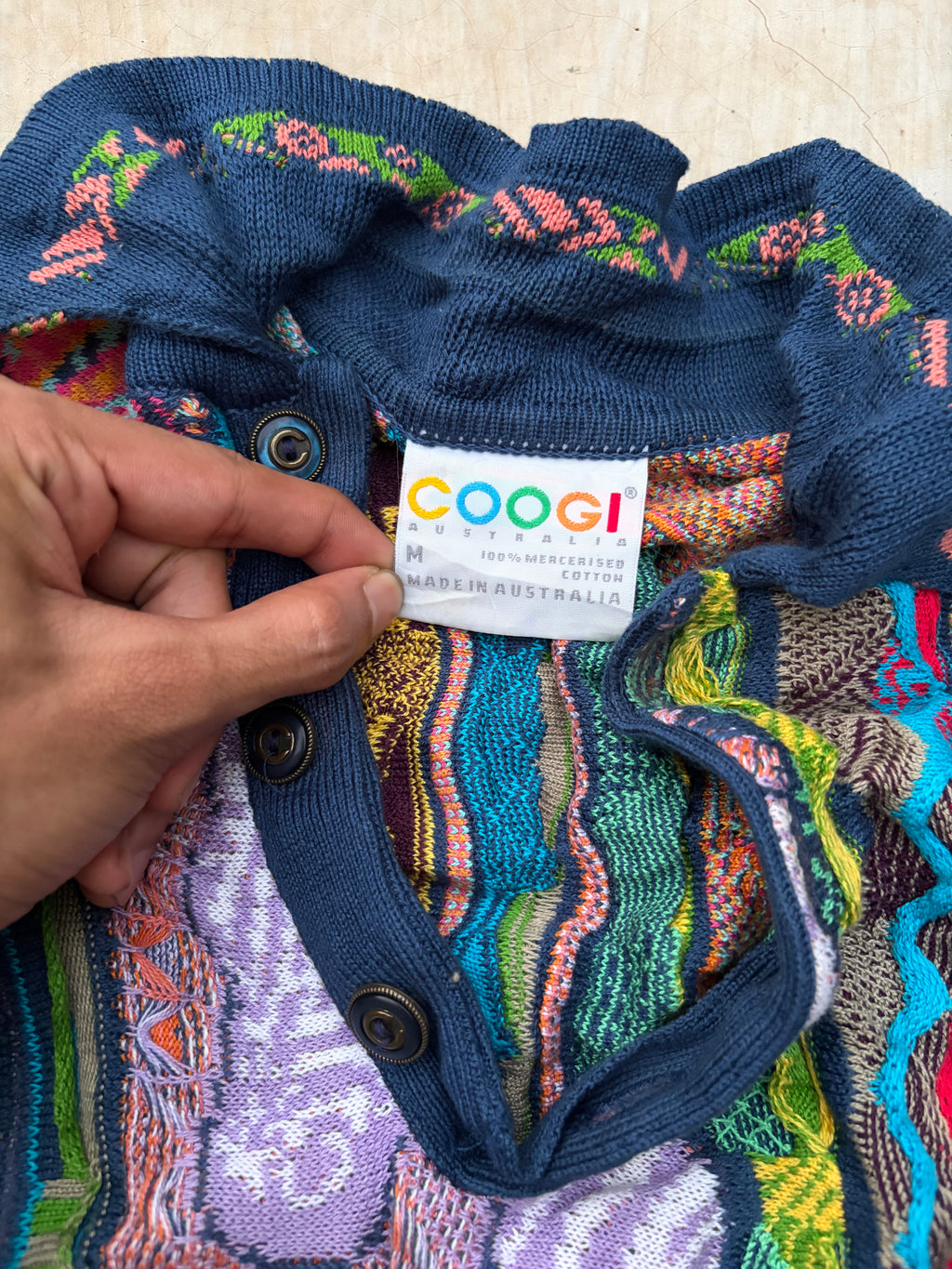 90s Ultra Rare COOGI Australia Animal Knit Sweater M