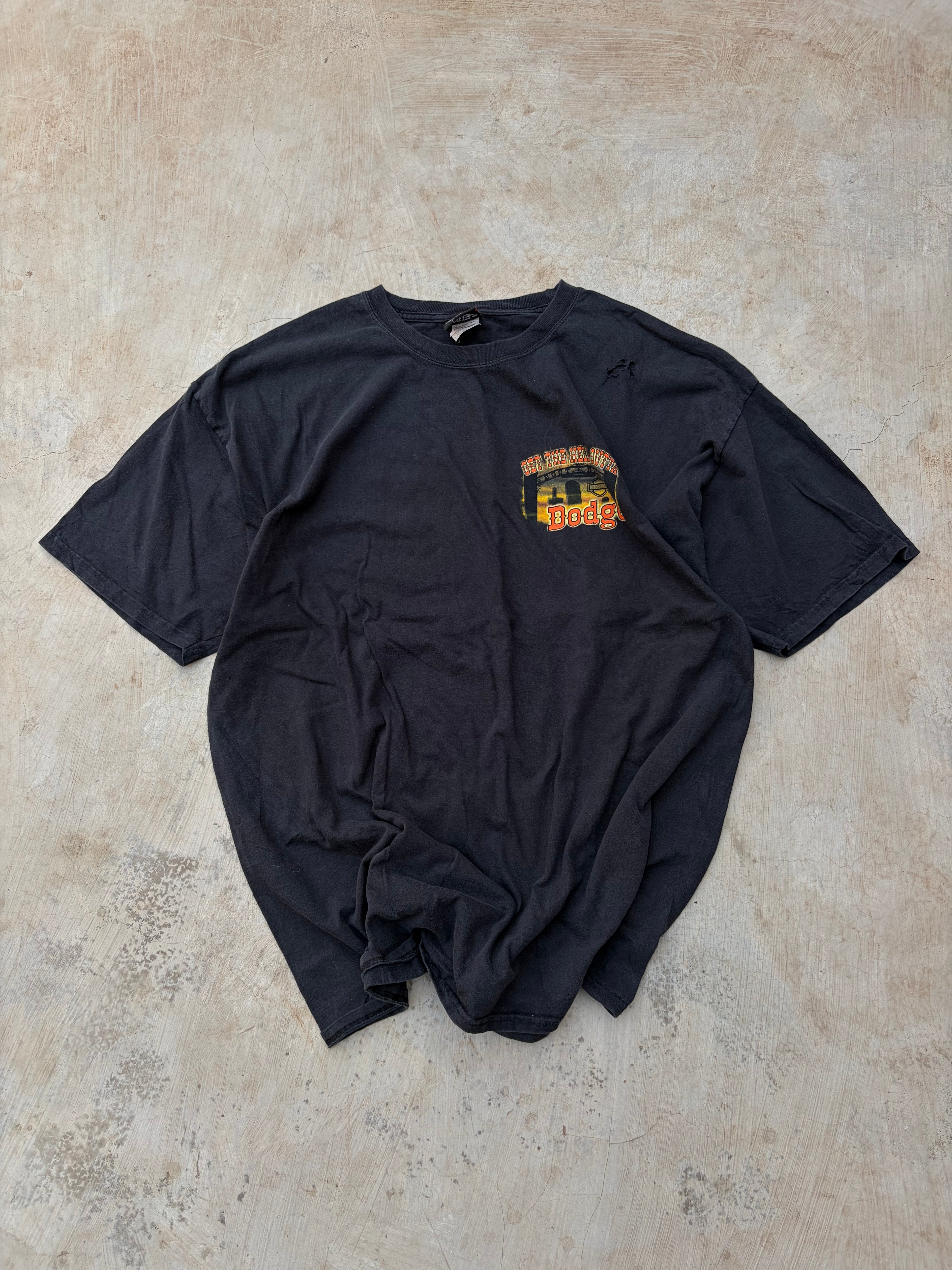 Vintage 2006 Harley Davidson Dodge City Kansas Tee L