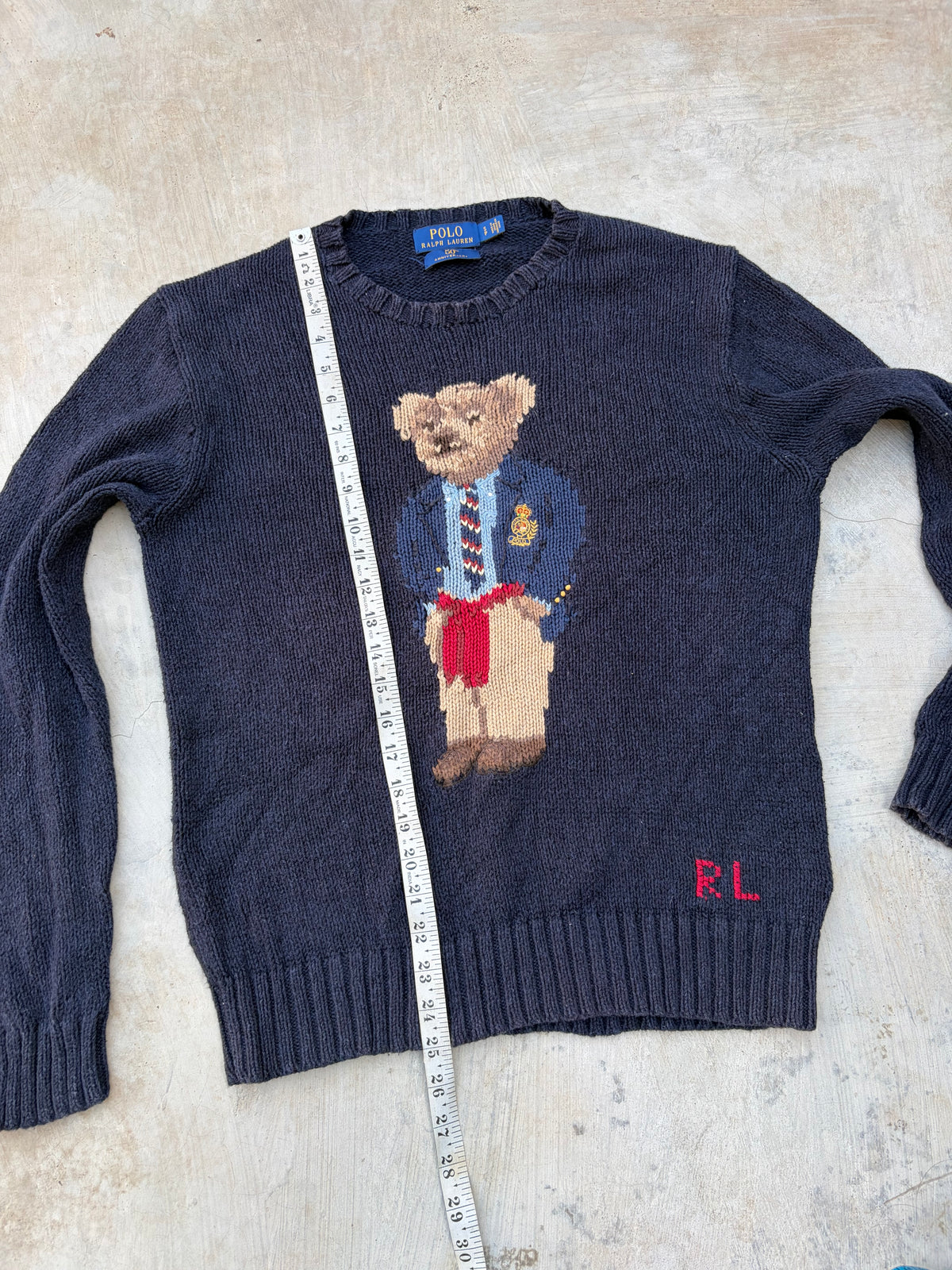 Rare Vintage Polo Ralph Lauren 50th Anniversary Polo Bear Sweater M