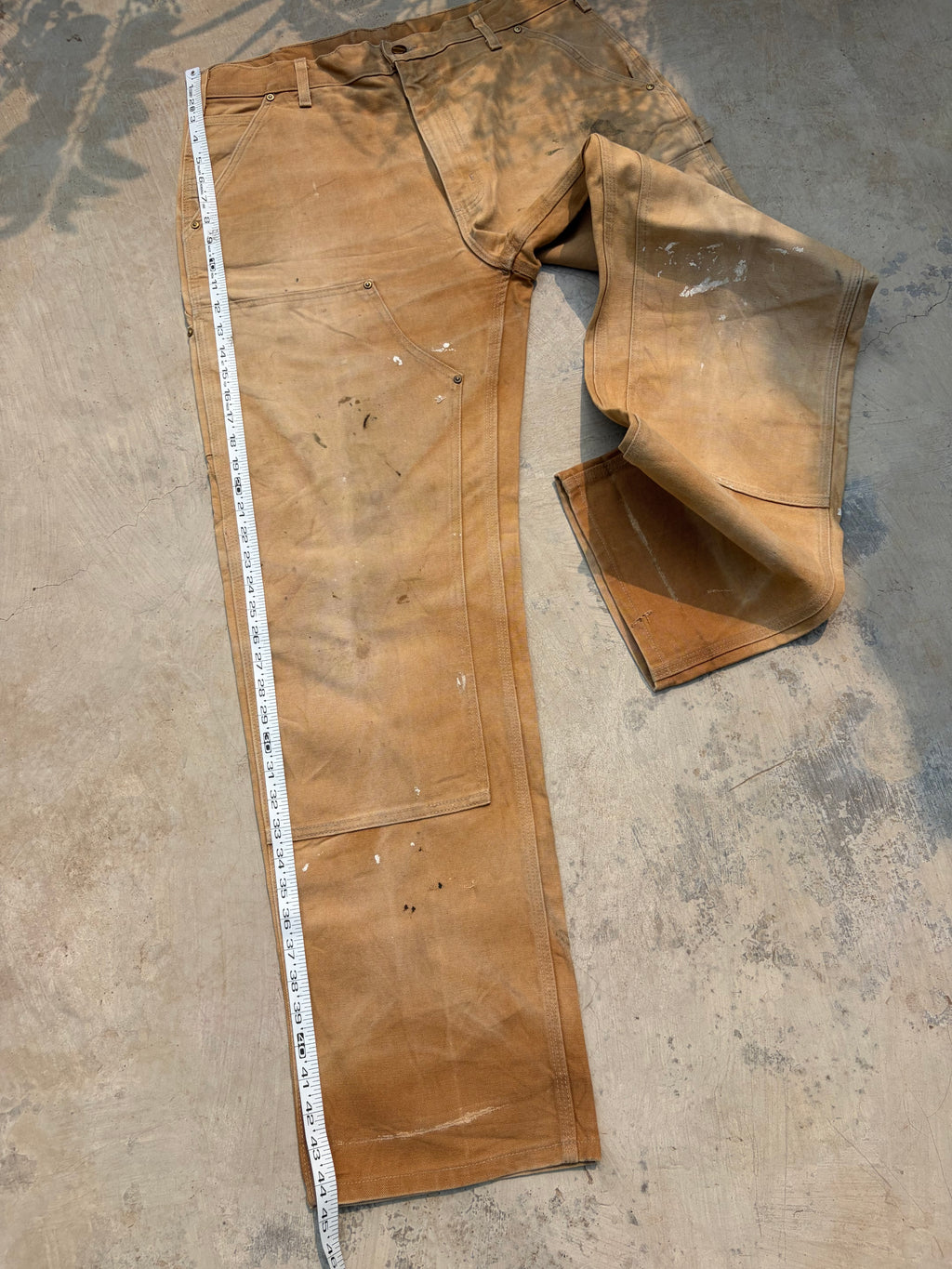 Vintage Carhartt Painted & Faded Double Knee 36