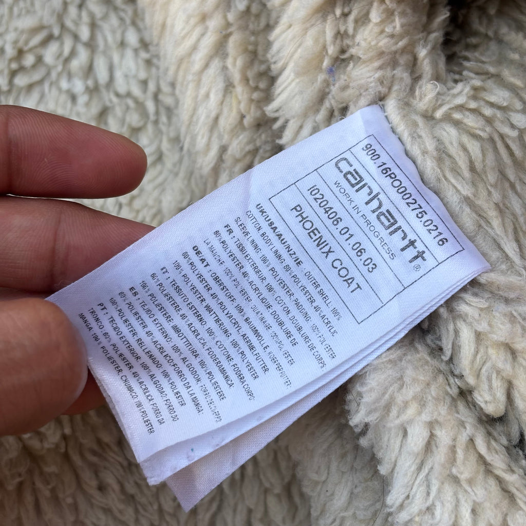 Carhartt Phoenix Coat Denim Sherpa Jacket M