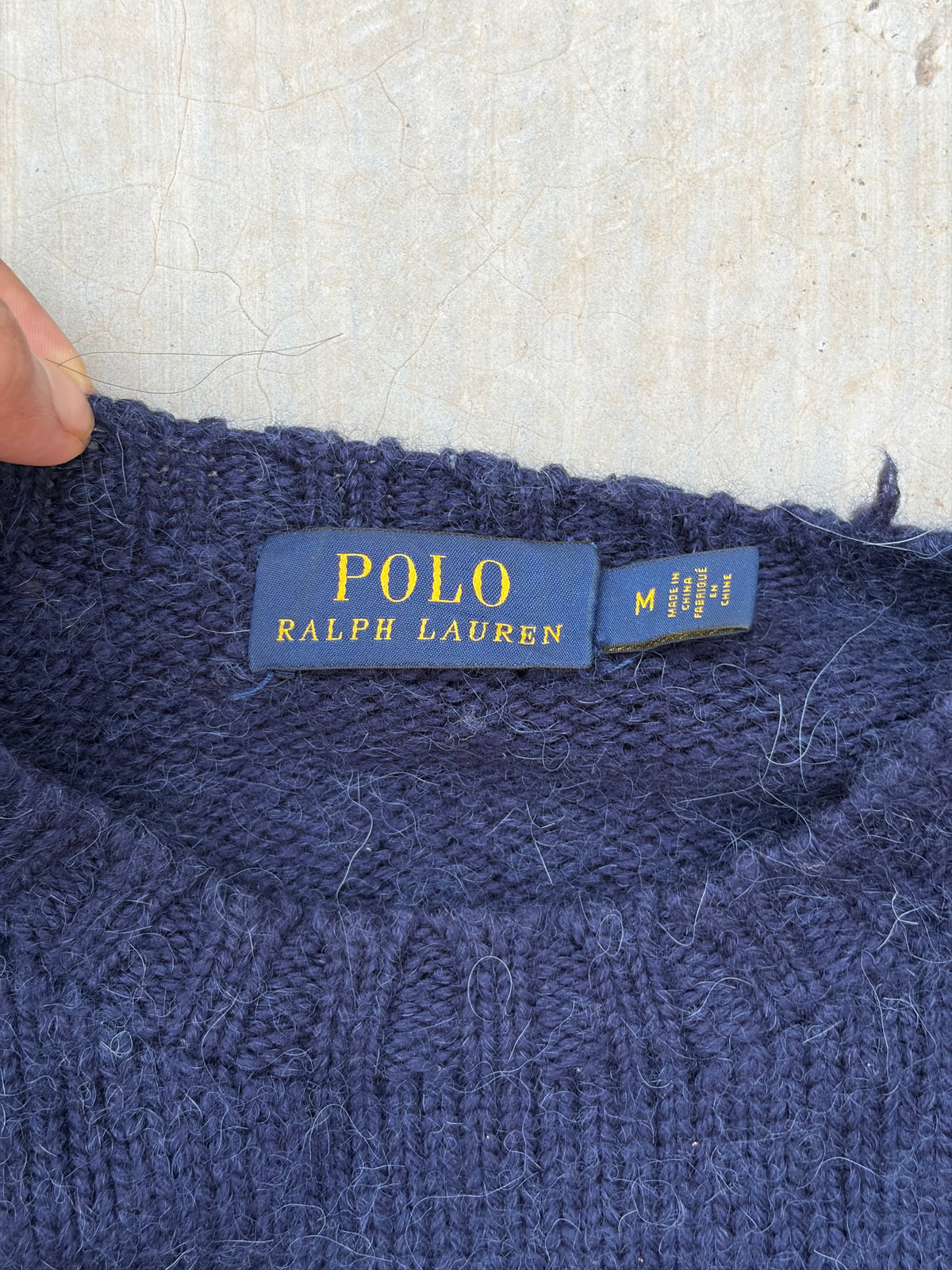 Vintage Polo Ralph Lauren Equestrian Sweater – Horse & Horseshoe Knit S/M
