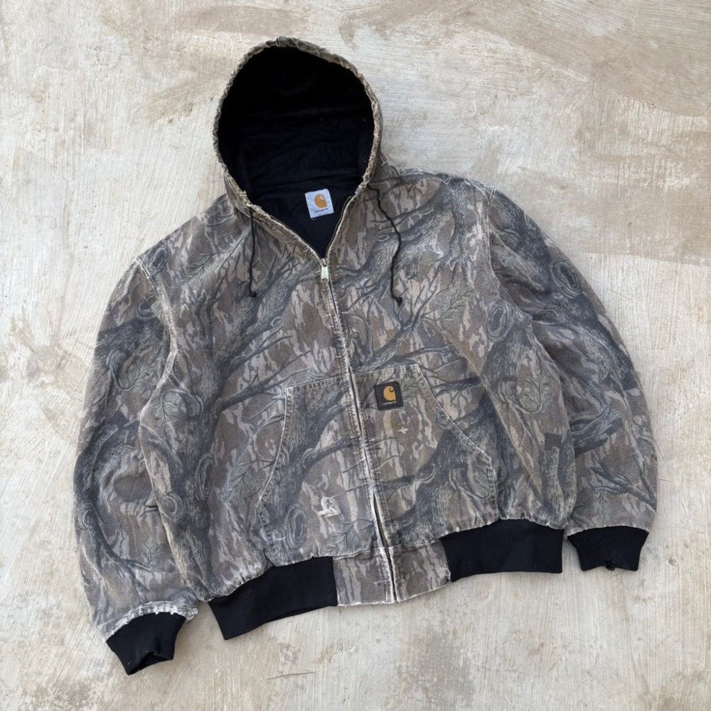 Rare Vintage Sunfaded 90s Carhartt Realtree Active Jacket XL