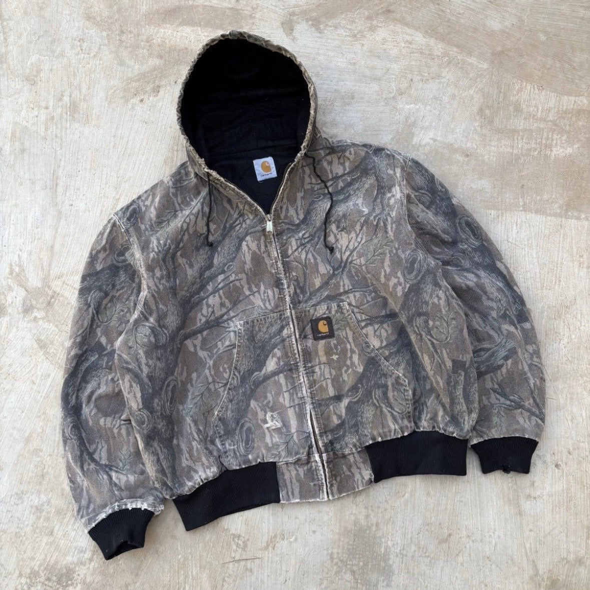Rare Vintage Sunfaded 90s Carhartt Realtree Active Jacket XL