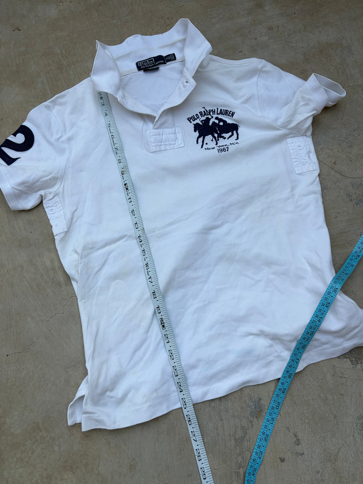 Vintage Polo Ralph Lauren Polo Shirt – New York 1967 Equestrian Graphic S
