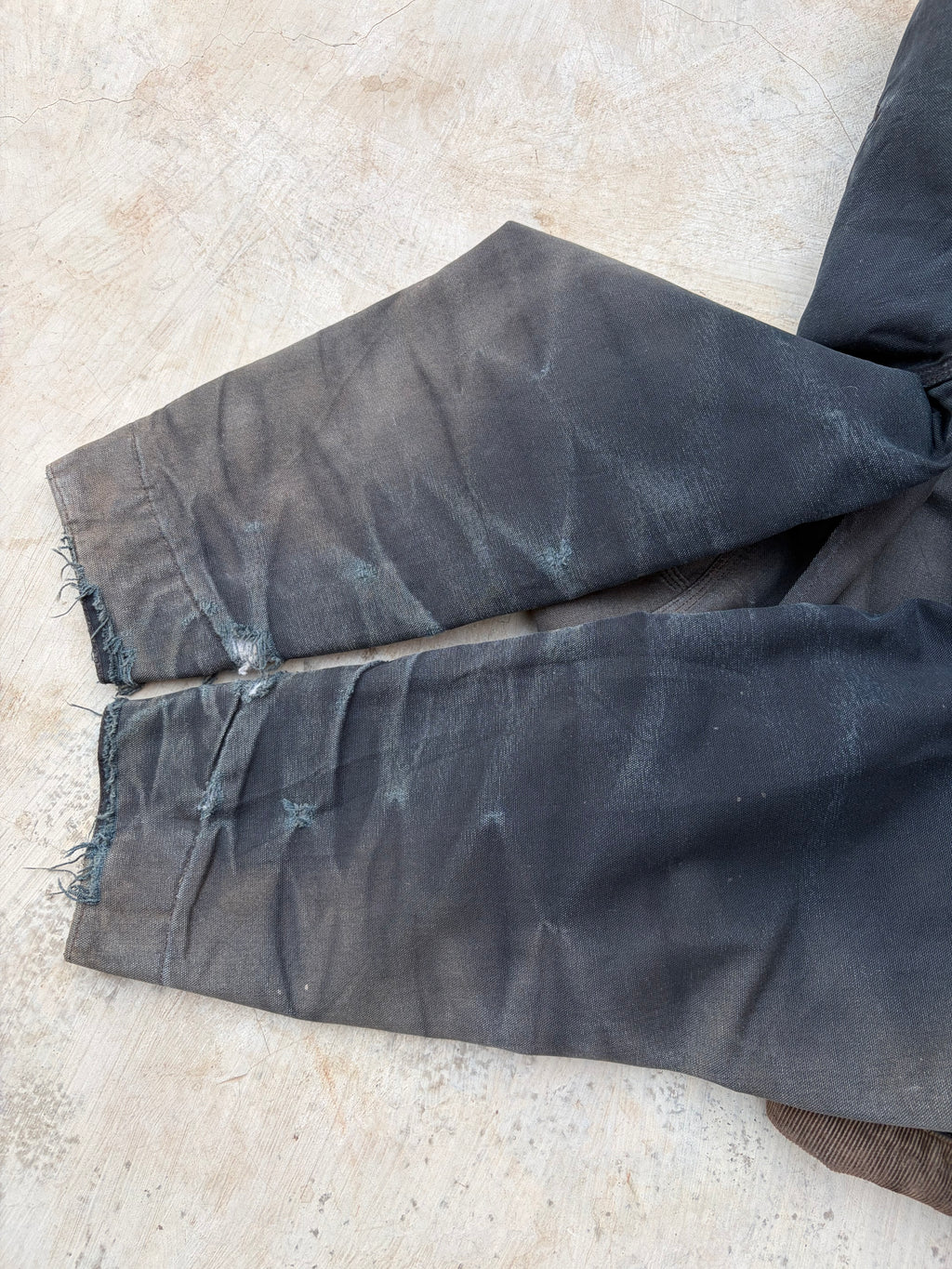 Vintage Sunfaded Distressed Carhartt Detroit Jacket J001 BLK L