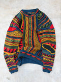 Vintage 90s COOGI Australia 3D Knit Sweater M