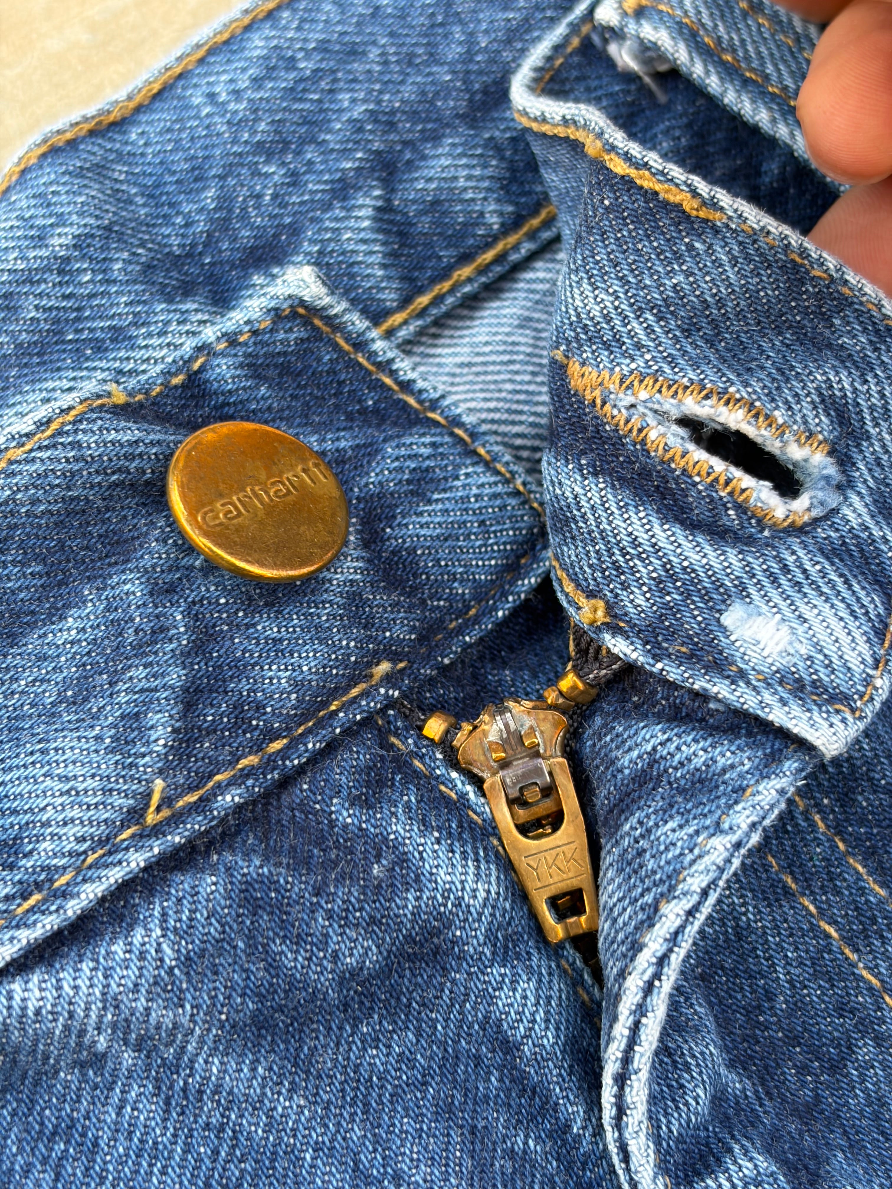 Vintage 00s Carhartt Double Knee Denim Pant 33