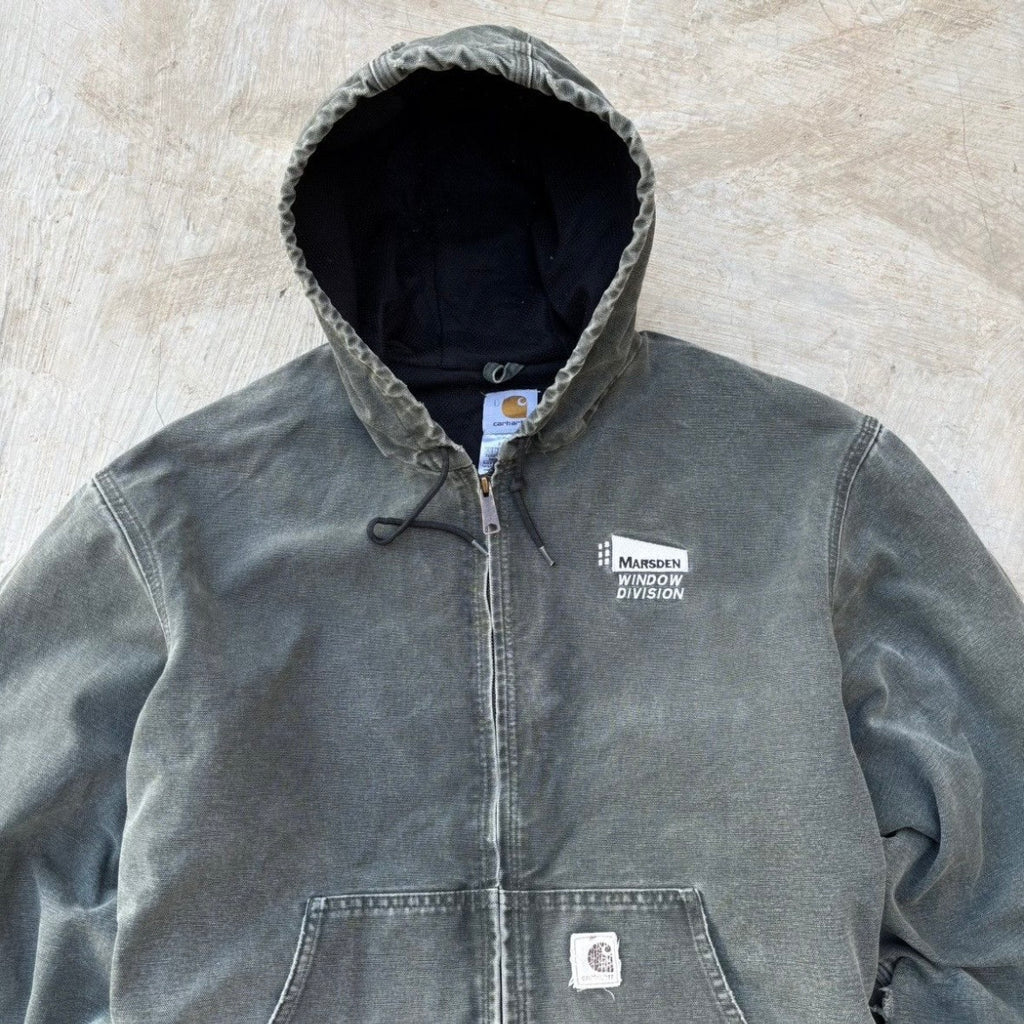 Vintage 00s Carhartt Active
Hooded Jacket J25 Mos XL