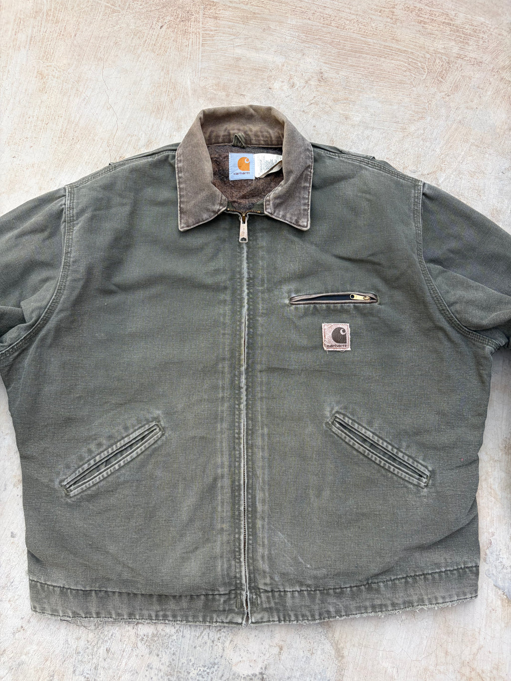 Vintage 90s 1999 Carhartt Detroit Jacket J76 MOS XL
