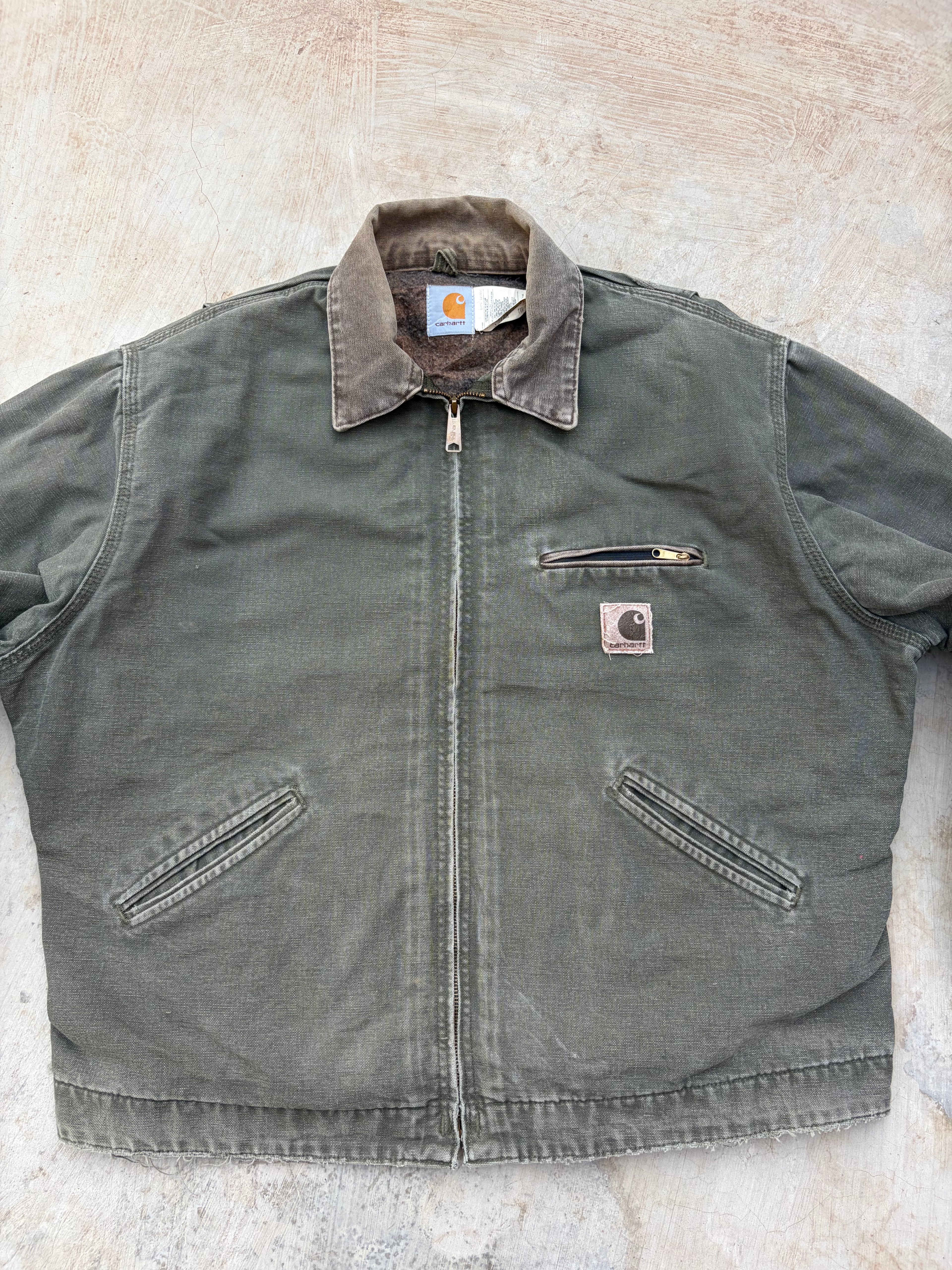 Vintage 90s 1999 Carhartt Detroit Jacket J76 MOS XL