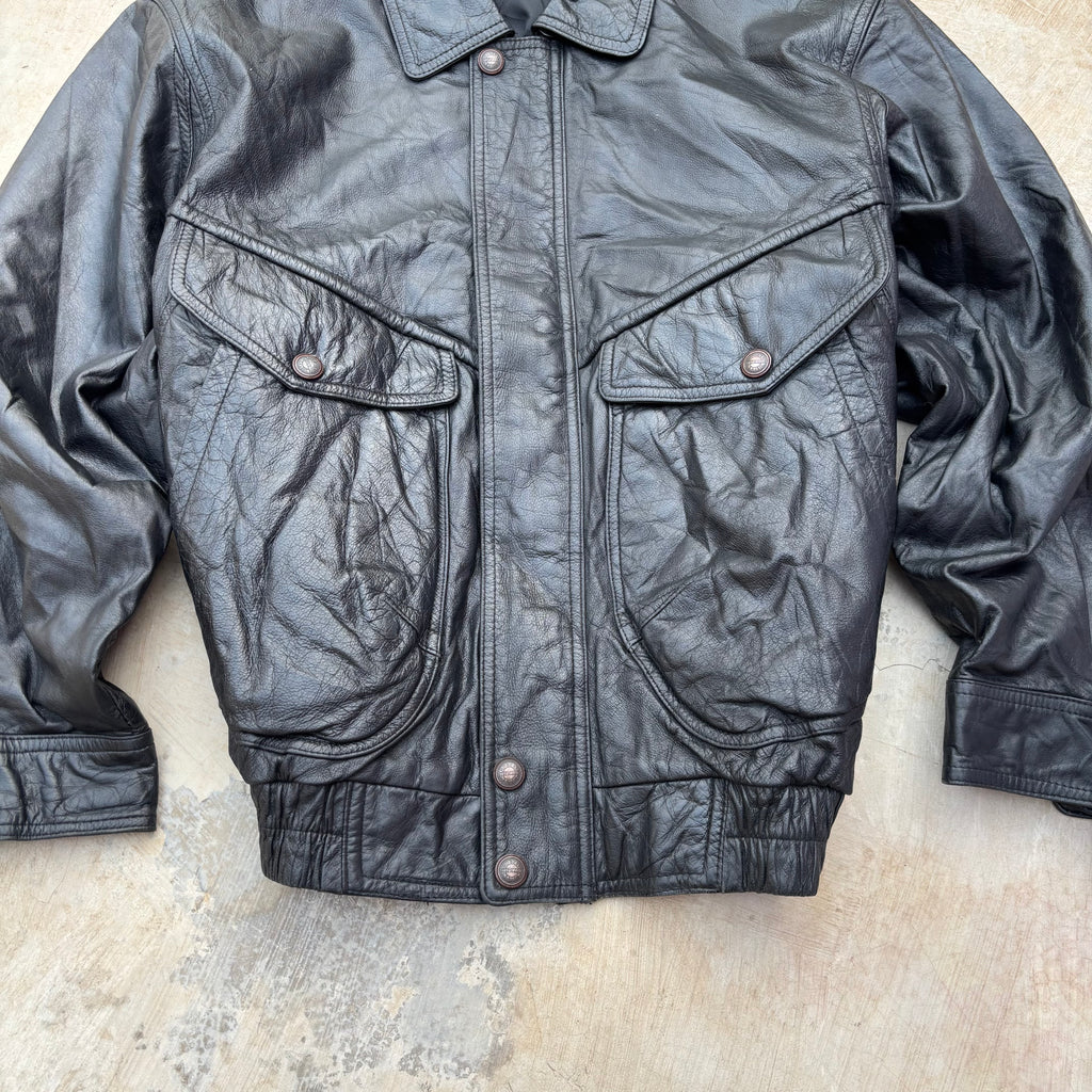 Vintage 90s Tipi Cosi Leather Jacket M/L