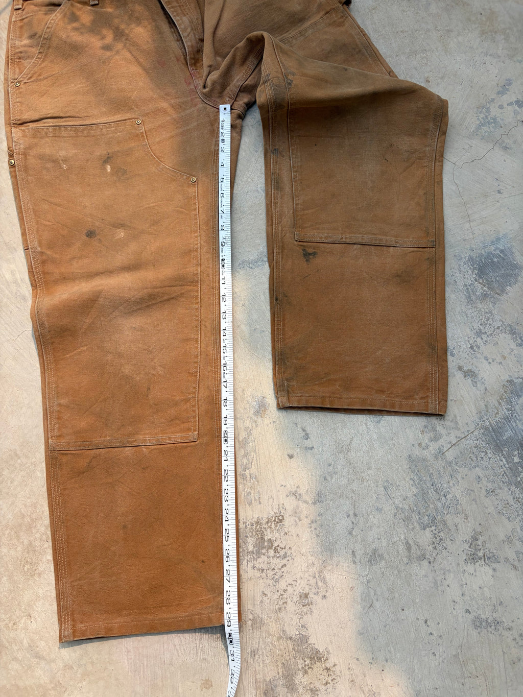 Vintage stained Carhartt Double Knee 36
