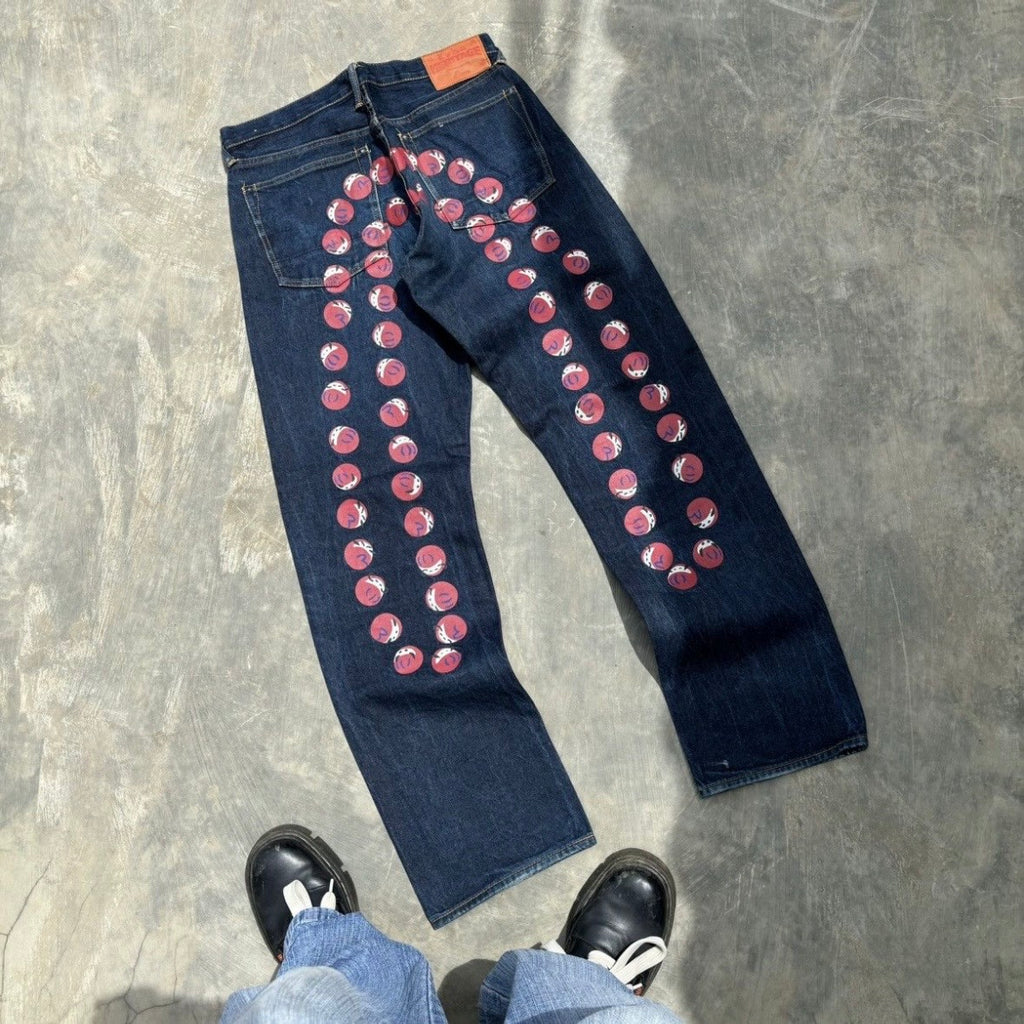 Vintage 00s EVISU Diacock Heritage Jeans 32
