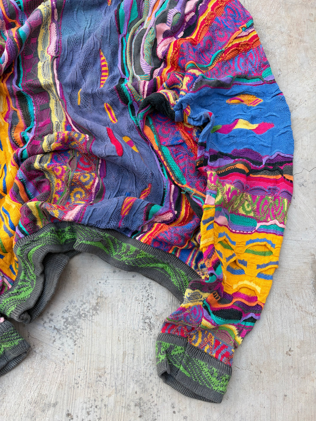 Vintage 90s Coogi Australia Mercerised Cotton Knit Sweater SS