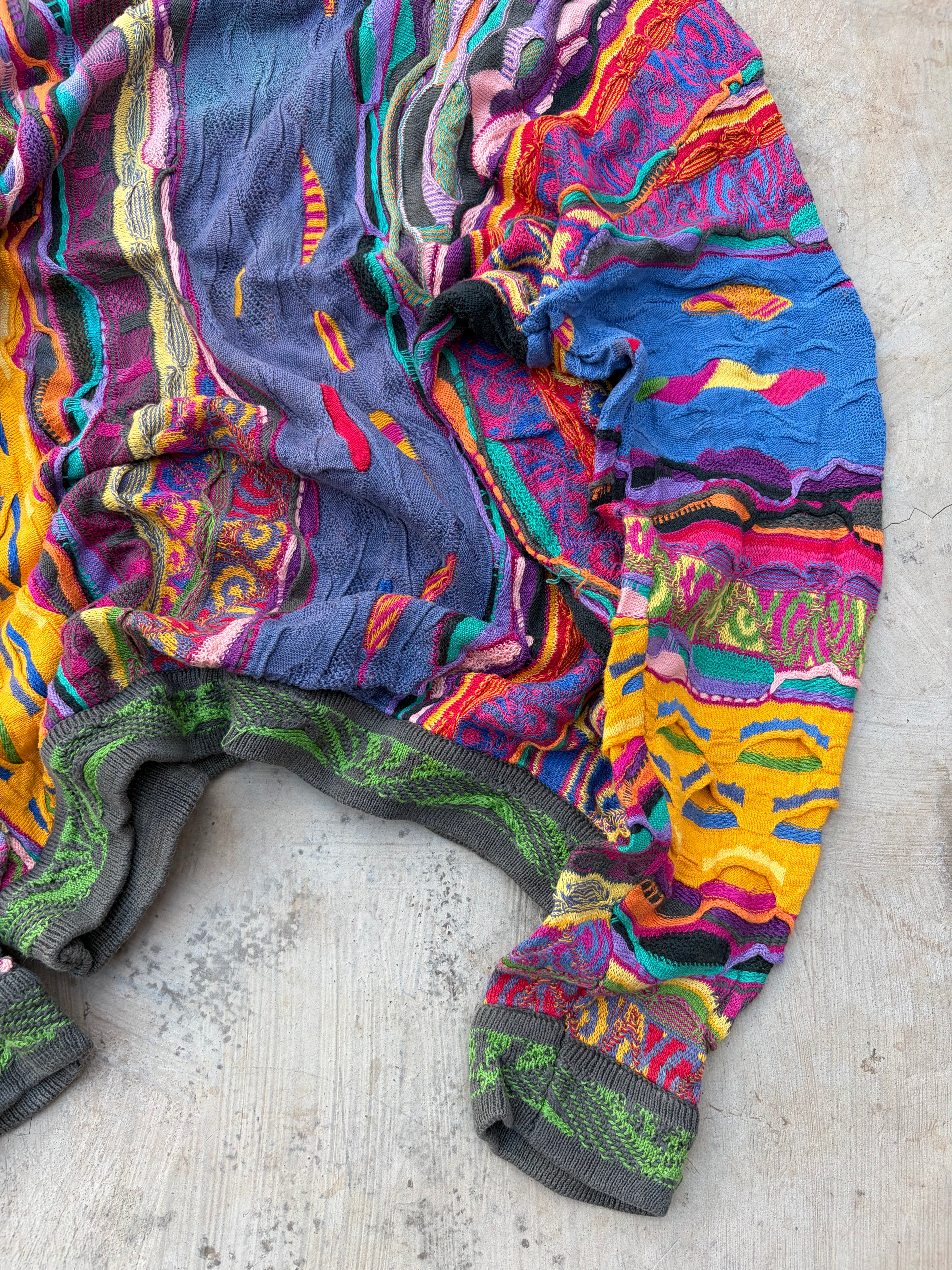 Vintage 90s Coogi Australia Mercerised Cotton Knit Sweater SS