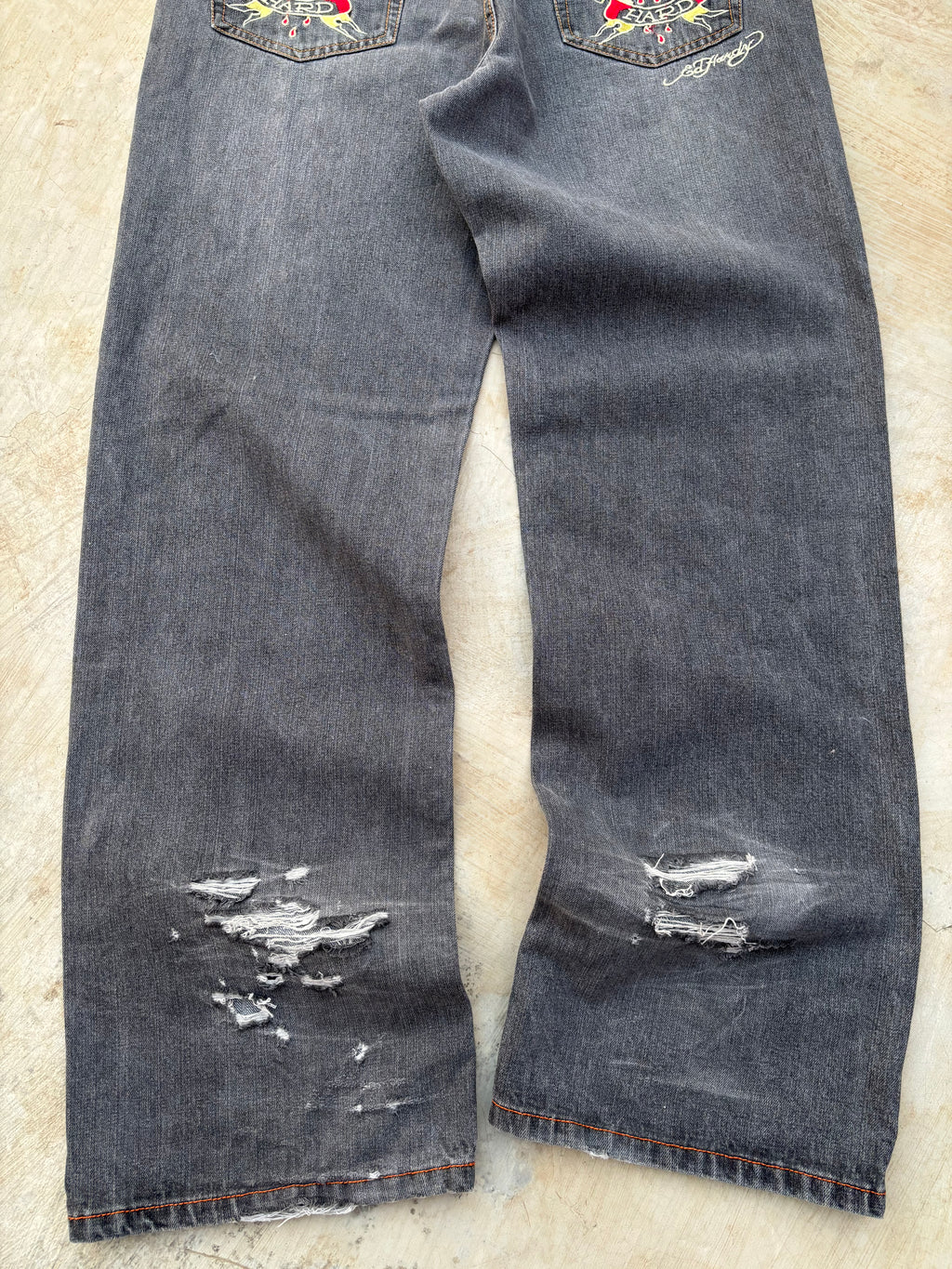 Vintage 00s Edhardy Y2K Pant Spellout 36