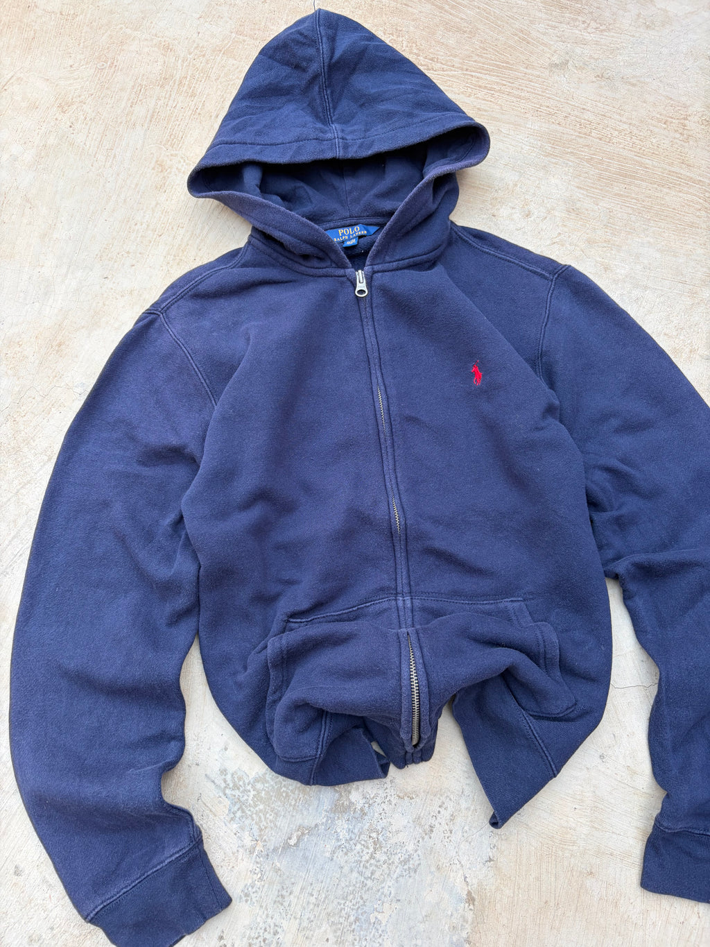 Vintage 90s Polo Ralph Lauren Zip Hoodie M